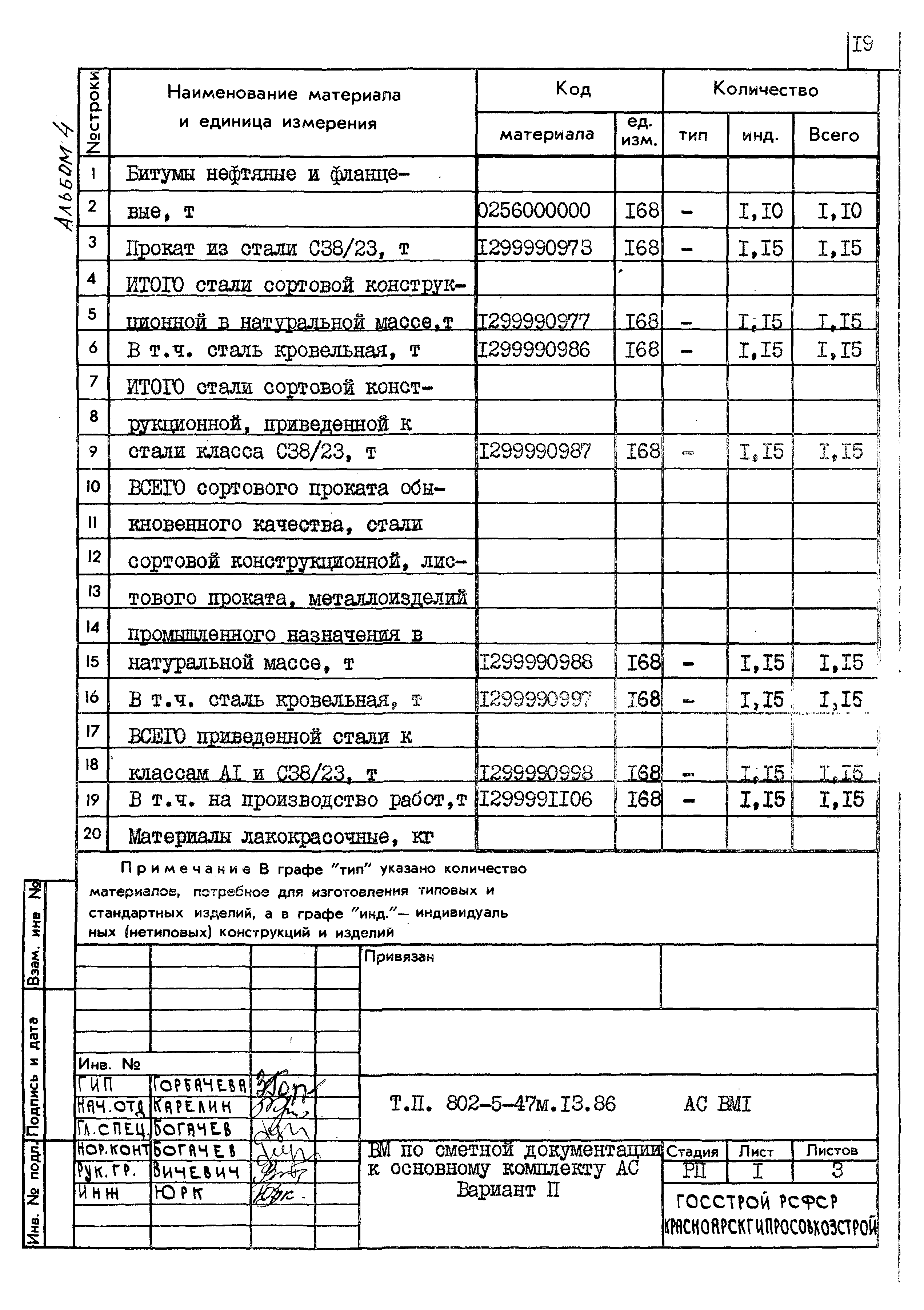 Типовой проект 802-5-47м.13.86