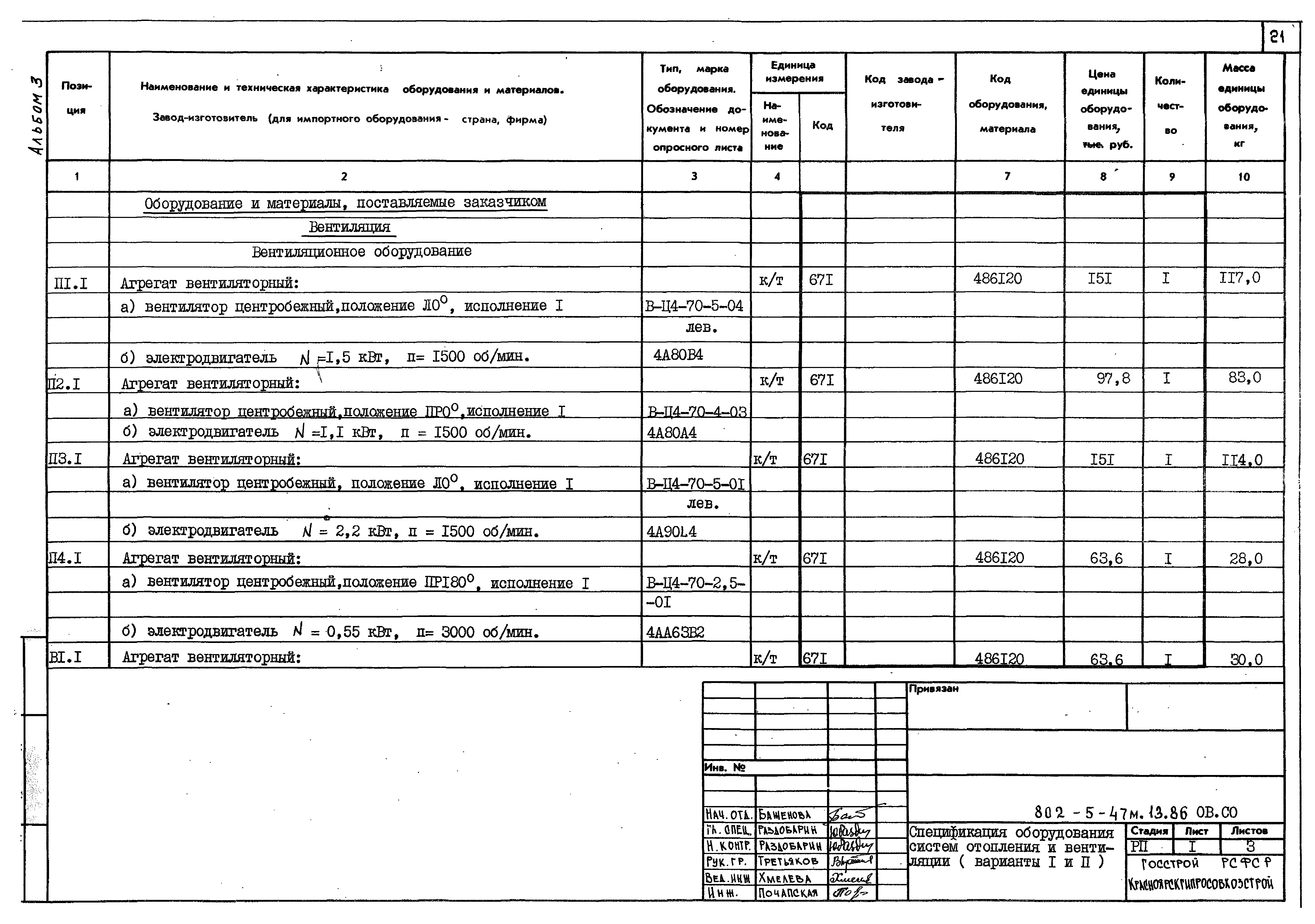 Типовой проект 802-5-47м.13.86