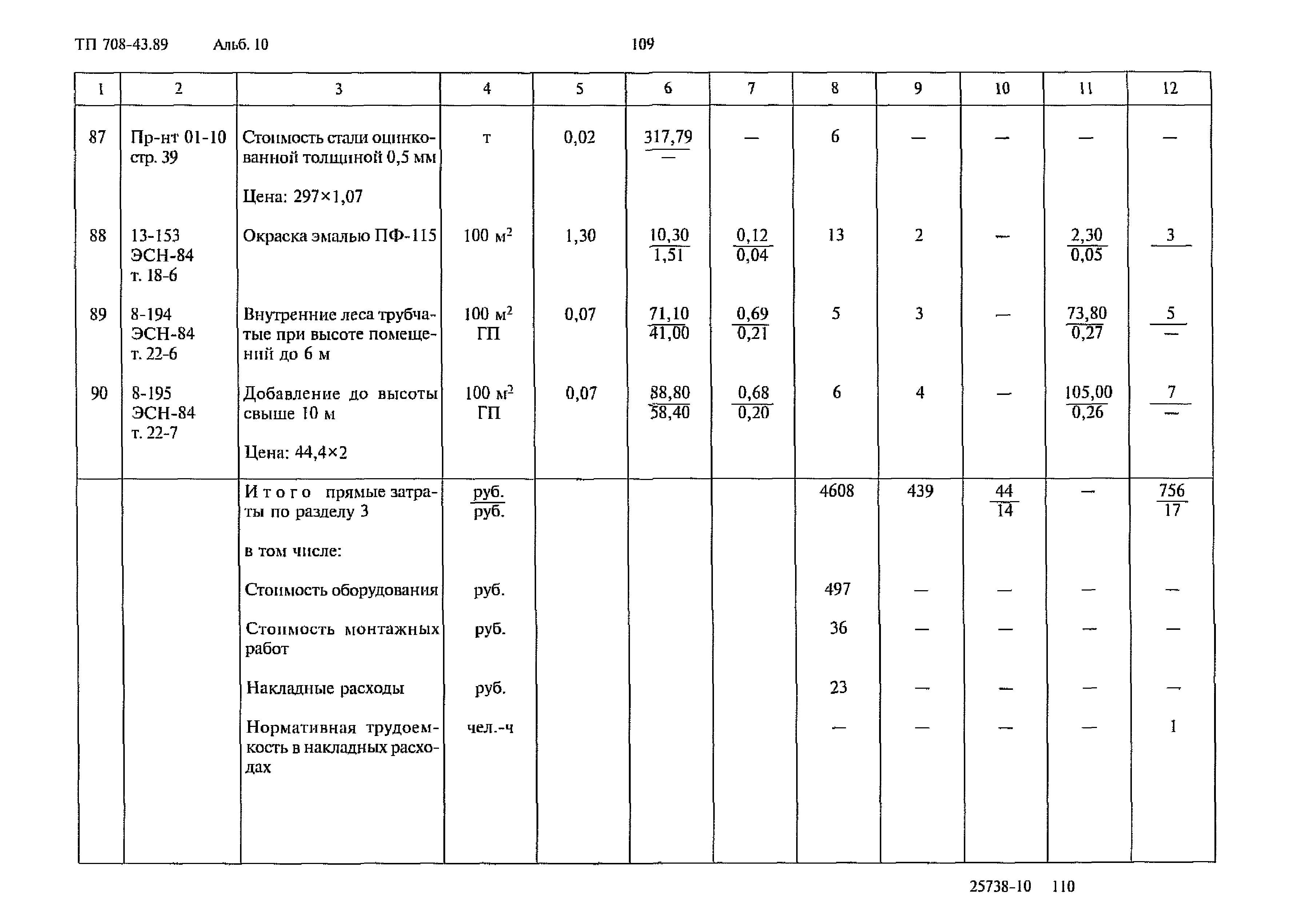 Типовой проект 708-43.89