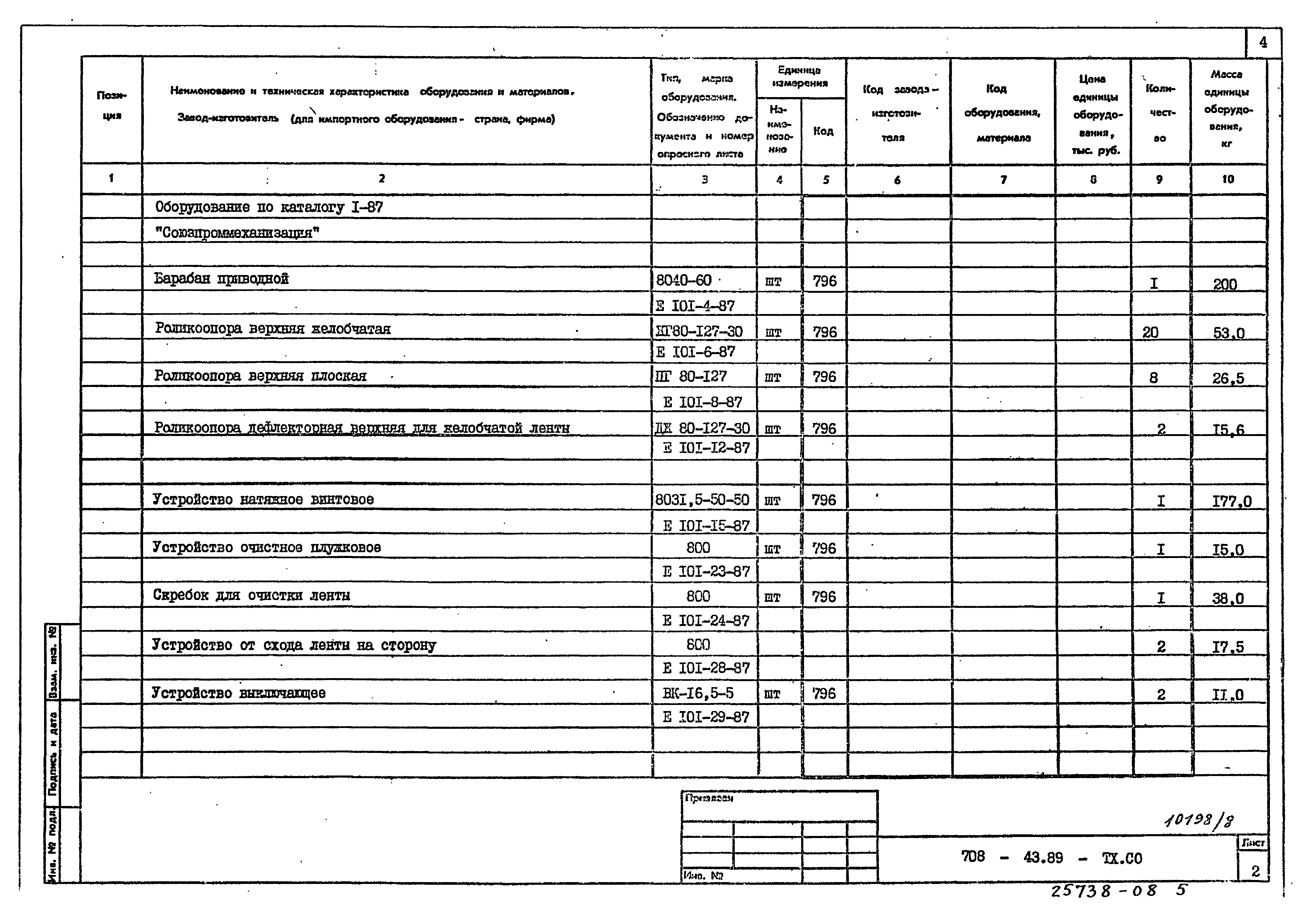 Типовой проект 708-43.89