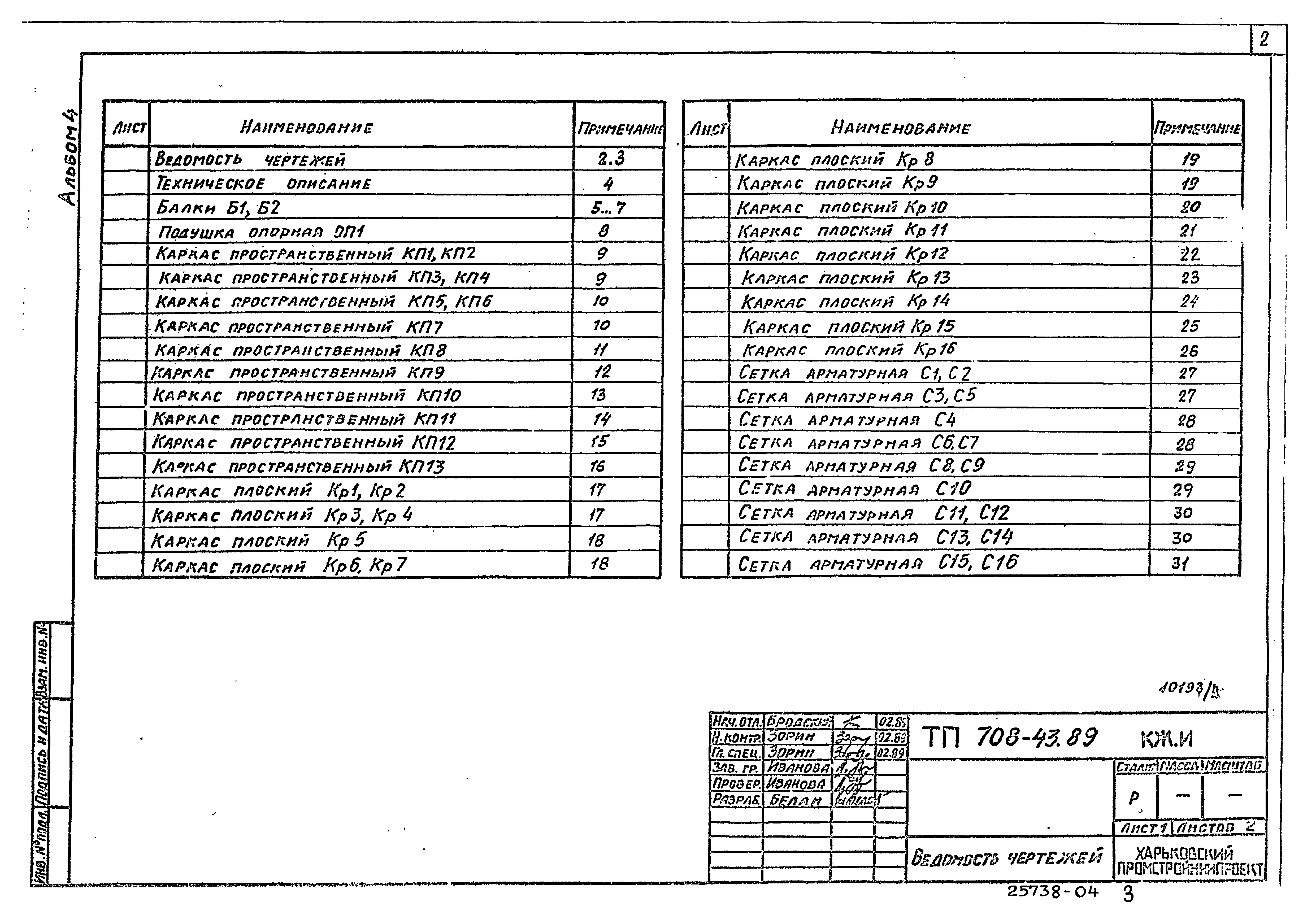 Типовой проект 708-43.89