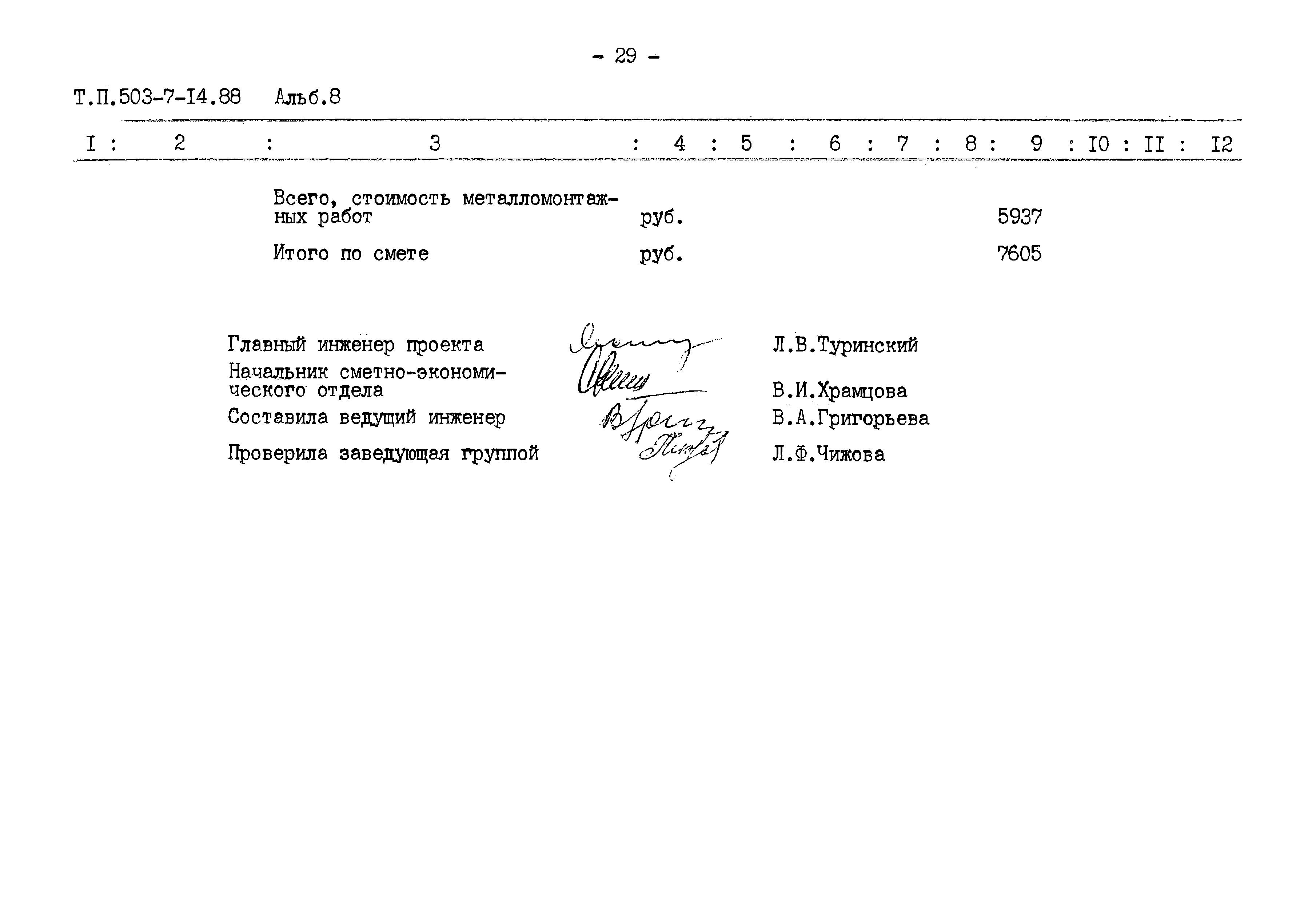 Типовой проект 503-7-14.88
