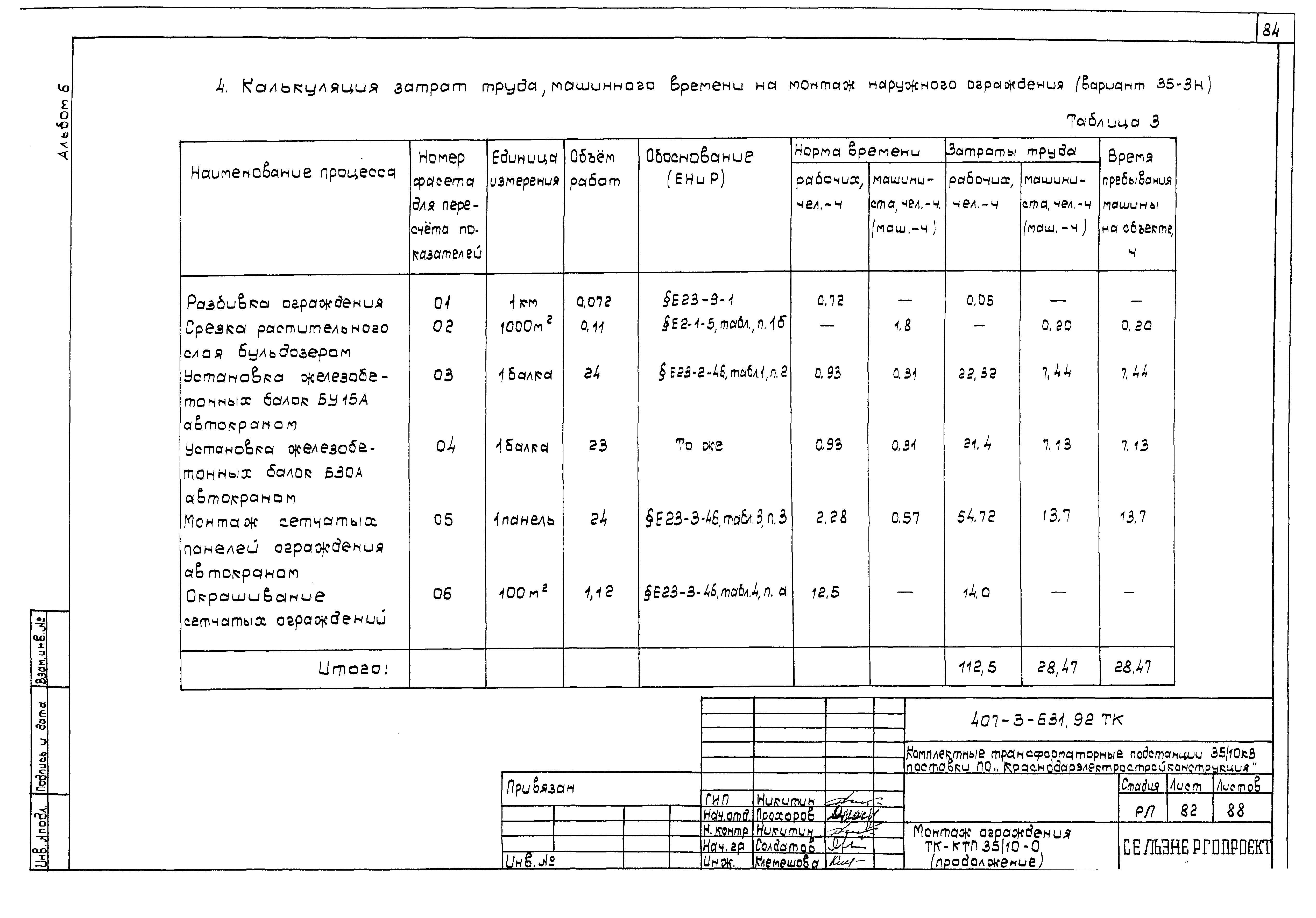 Типовой проект 407-3-631.92