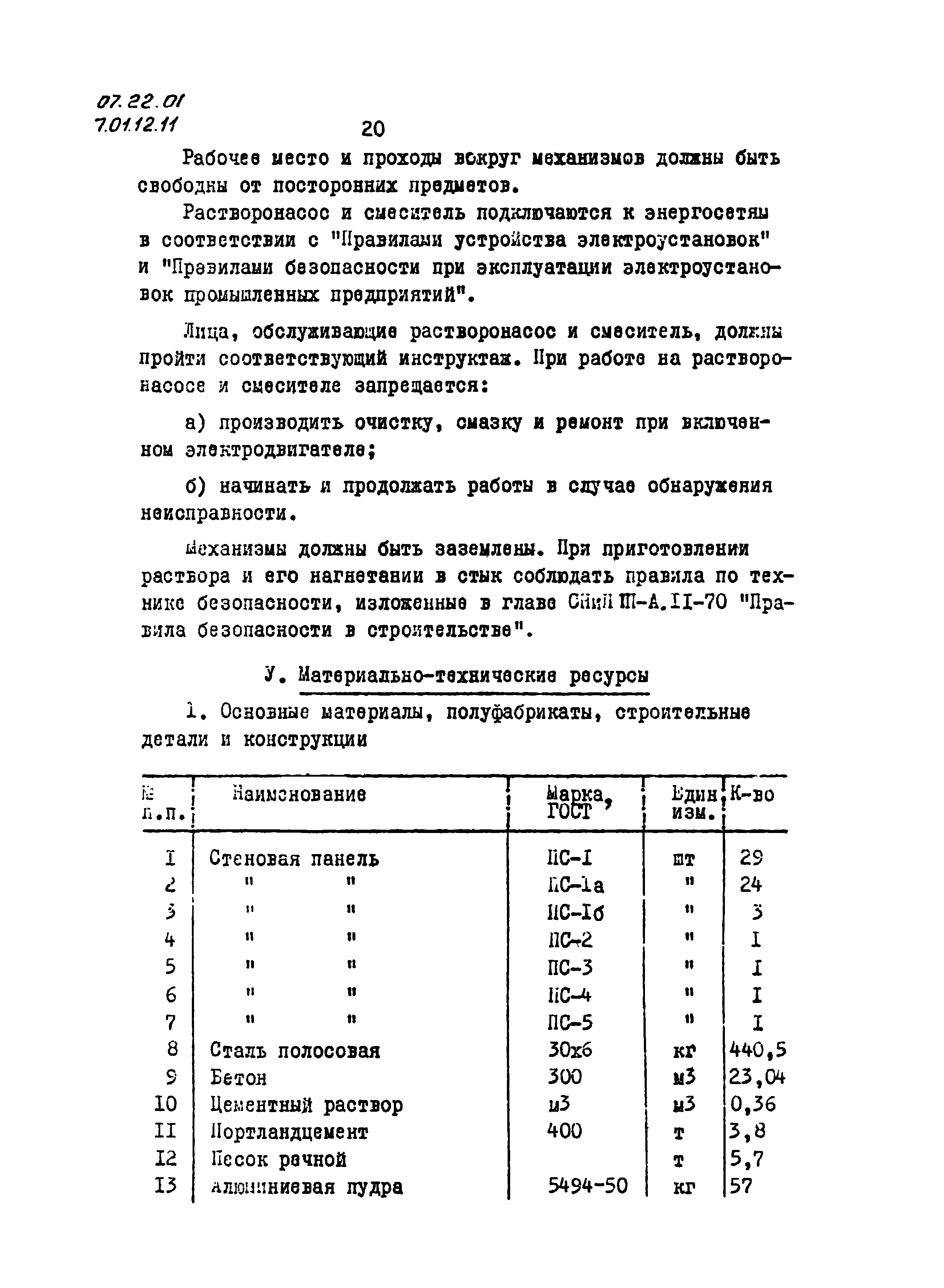 ТТК 07.22.01