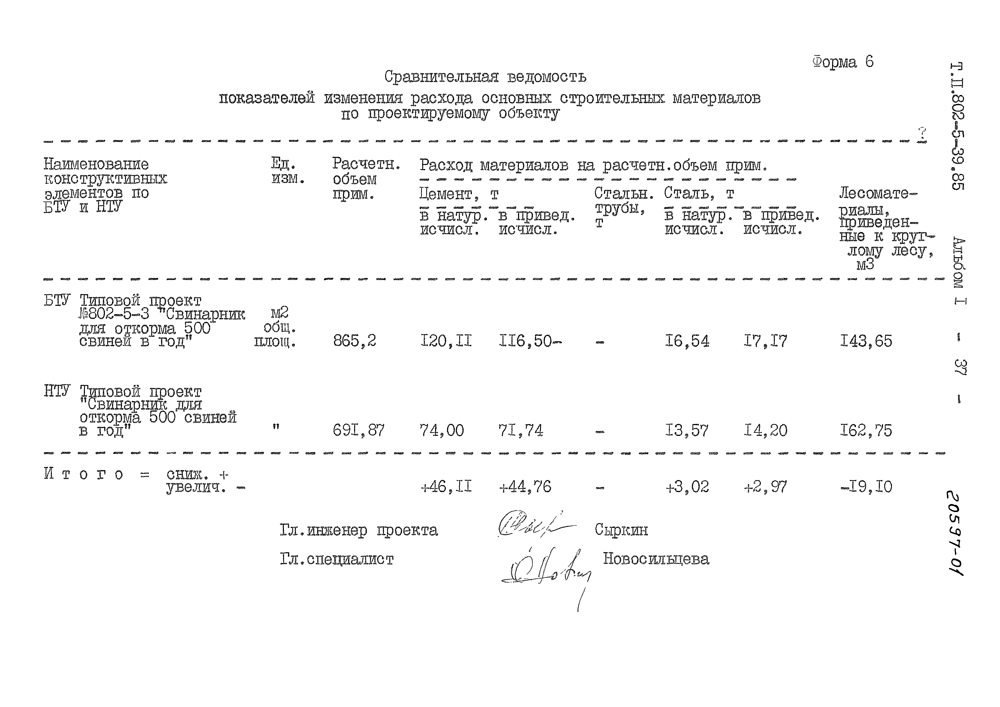 Типовой проект 802-5-39.85