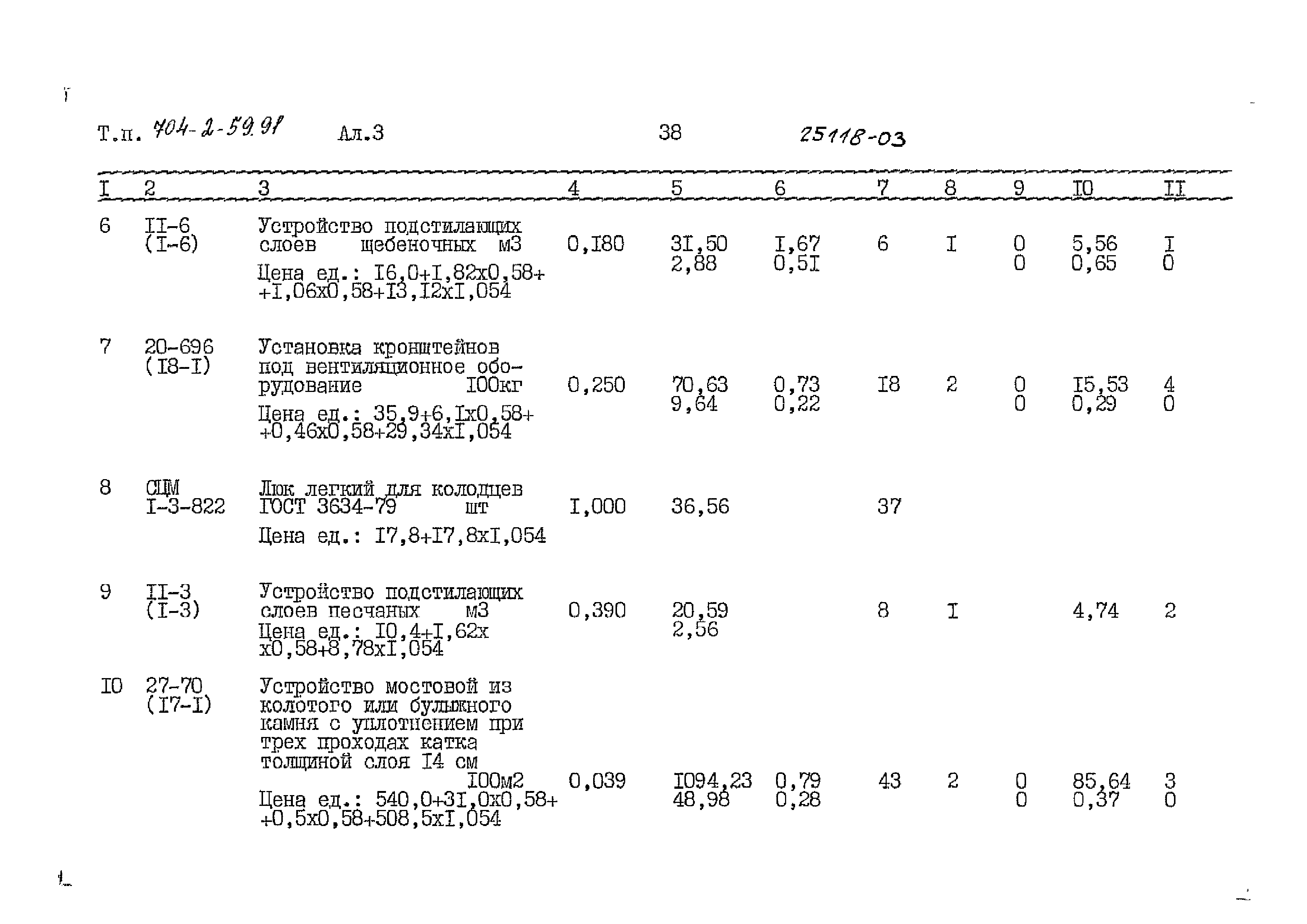 Типовой проект 704-2-59.91