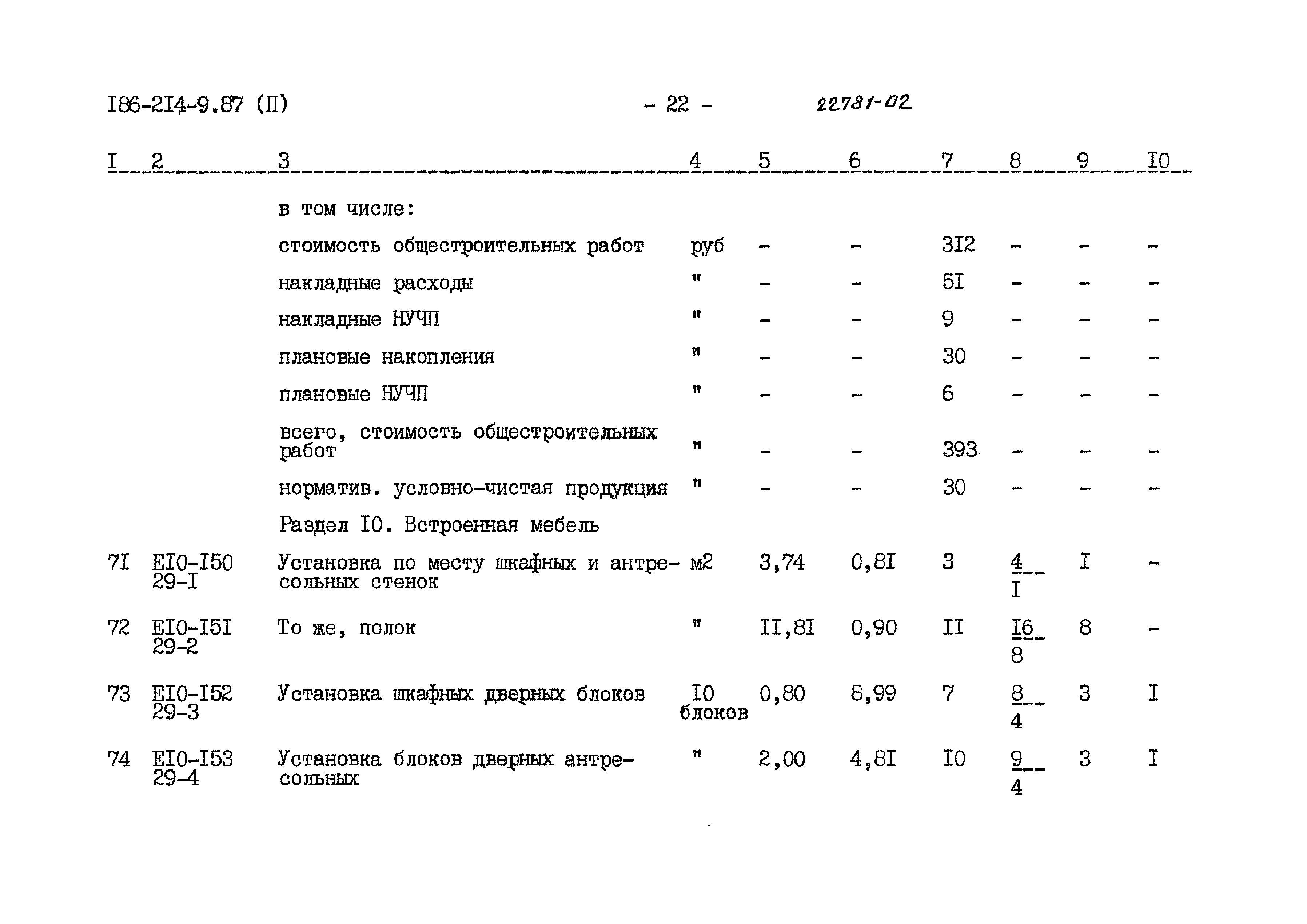 Типовой проект 186-214-9.87