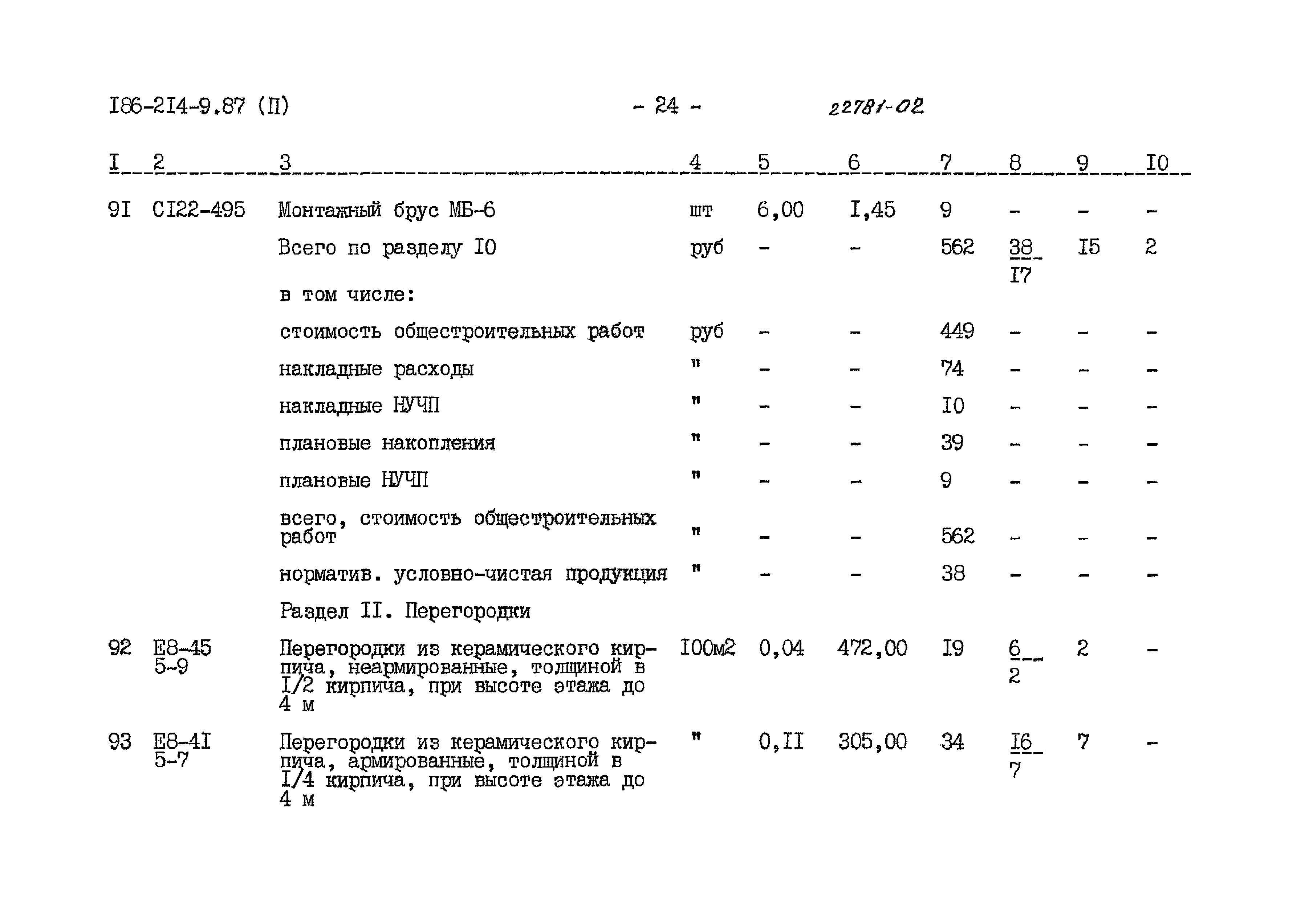 Типовой проект 186-214-9.87