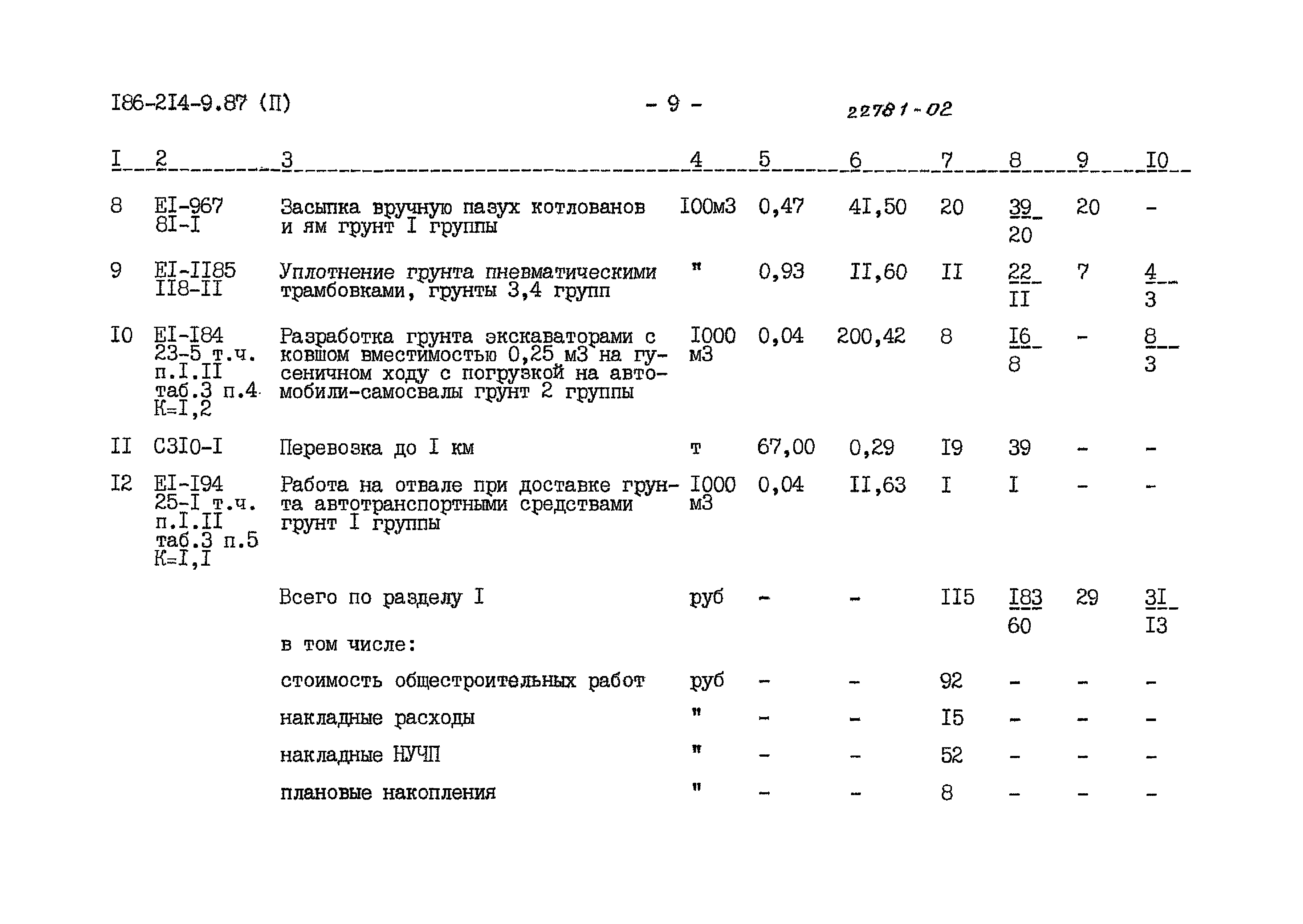 Типовой проект 186-214-9.87