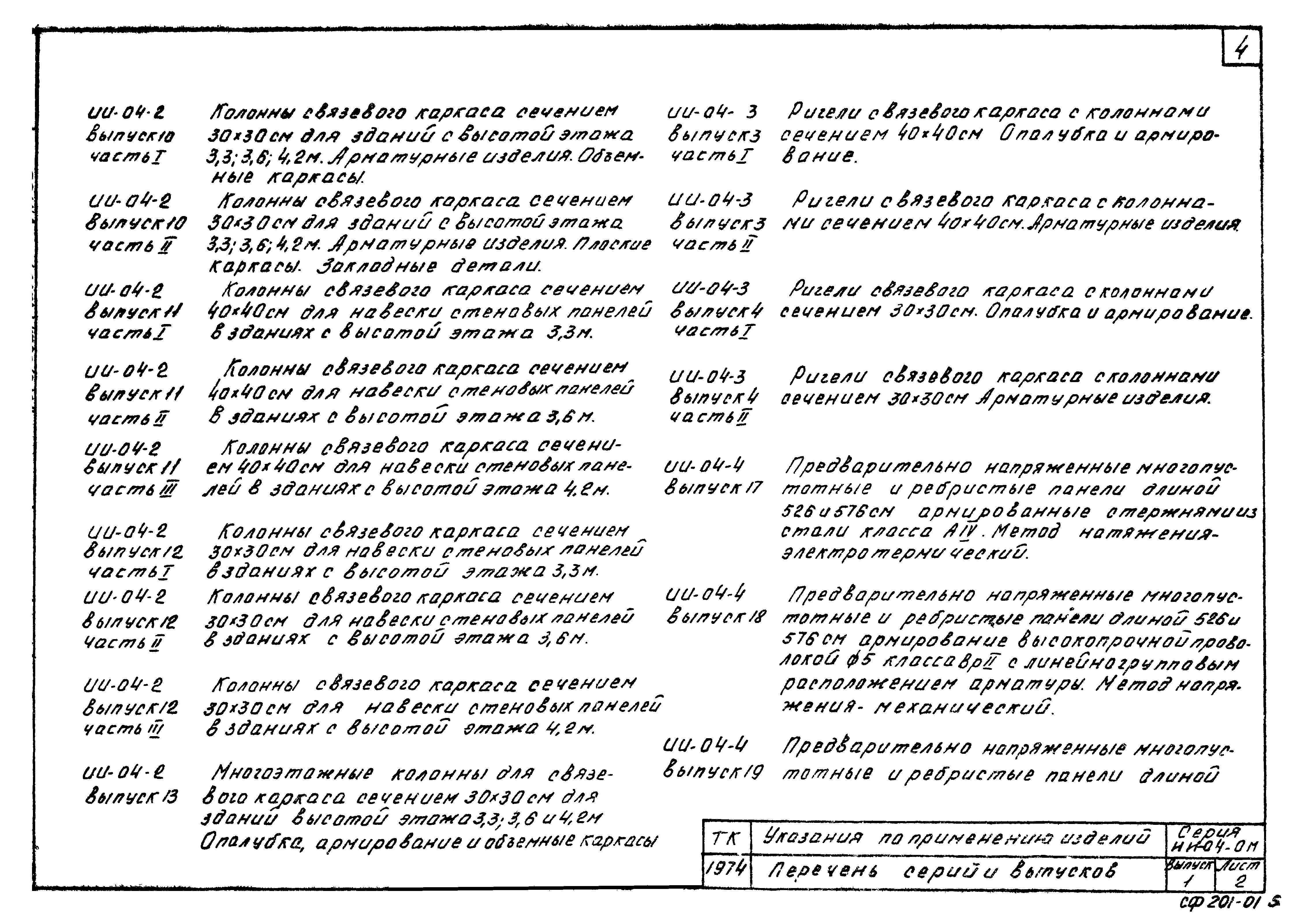 Серия ИИ-04-0м