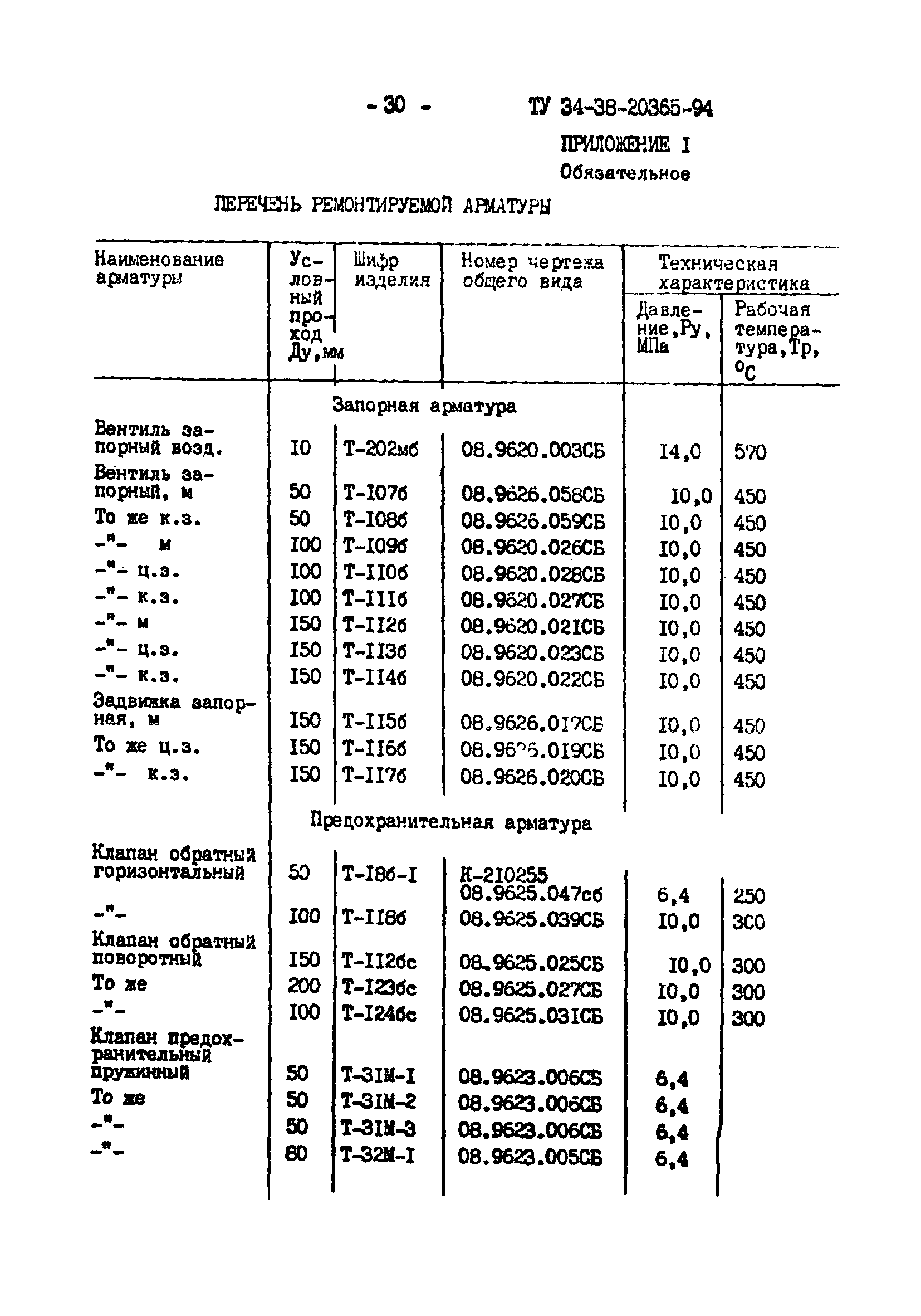 ТУ 34-38-20365-94