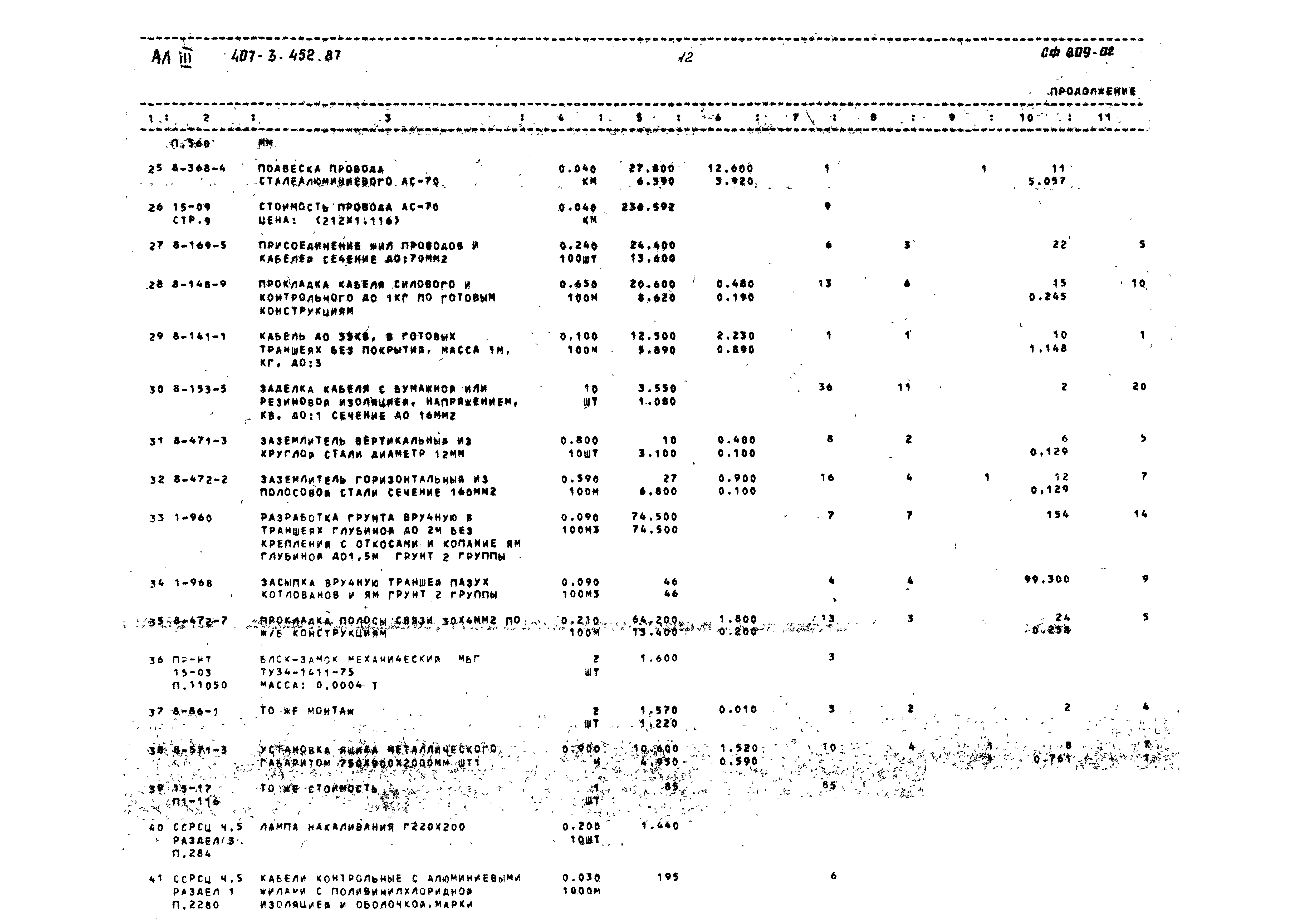 Типовой проект 407-3-452.87