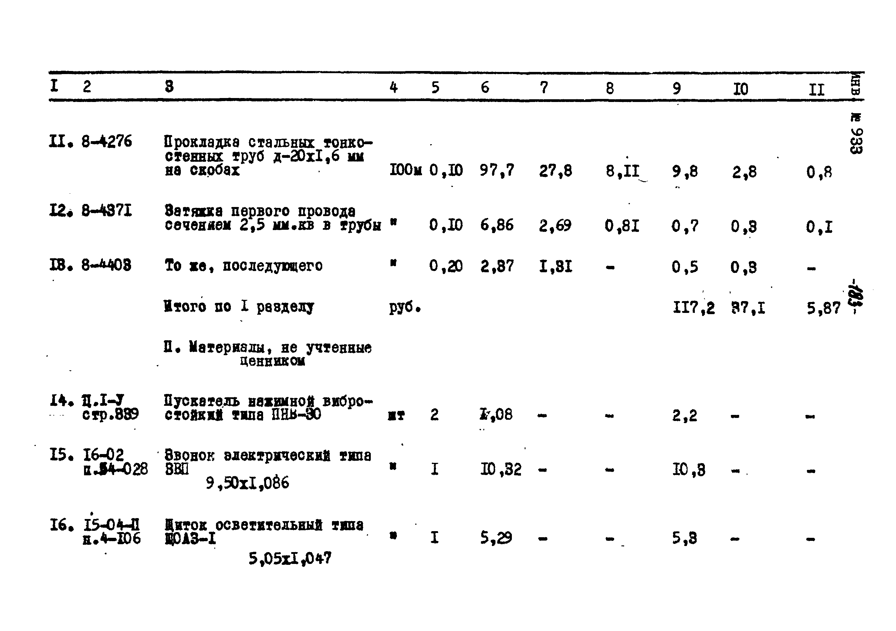 Типовой проект Ау-II,III,IV-50-74/23