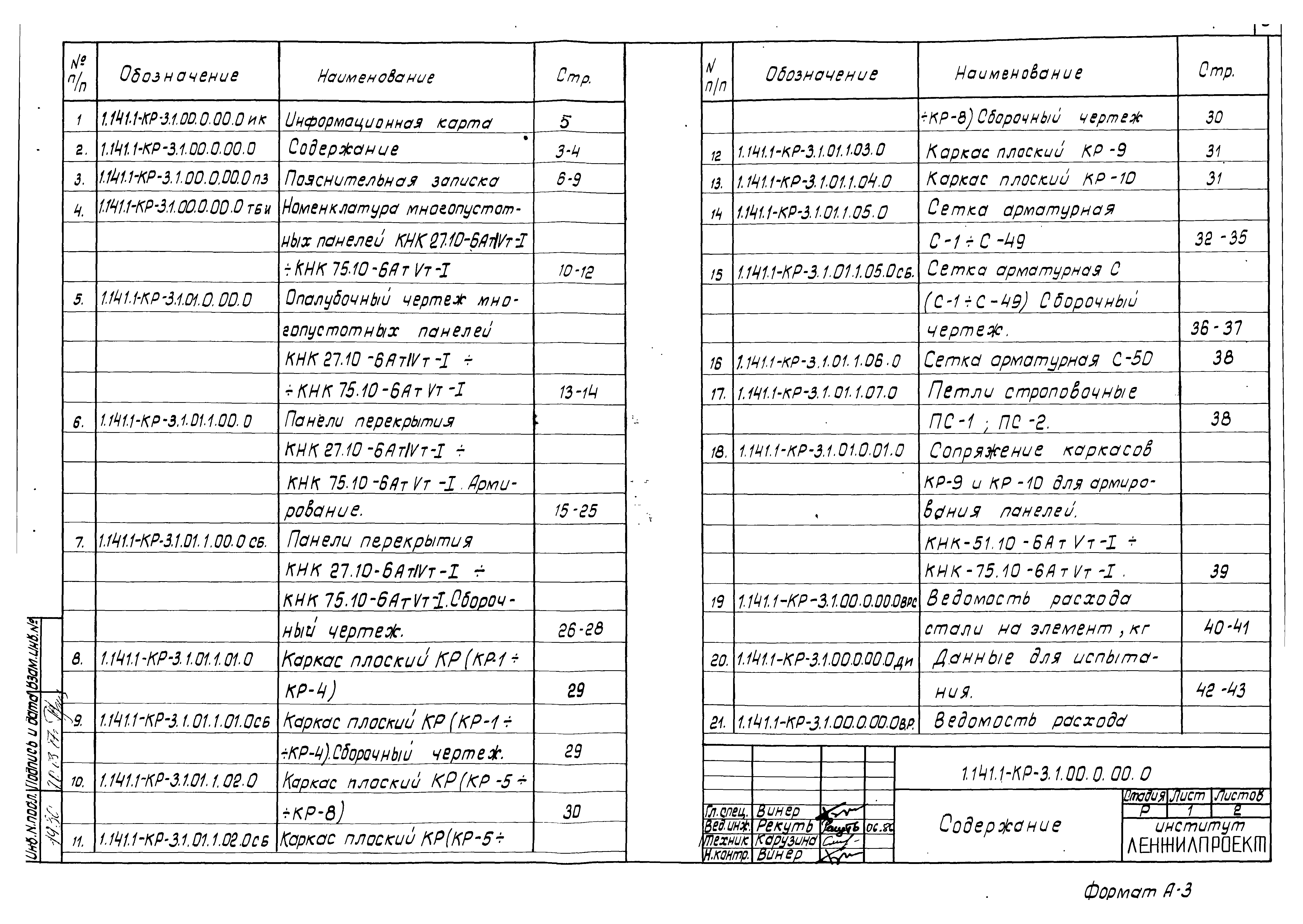 Серия 1.141.1-КР-3