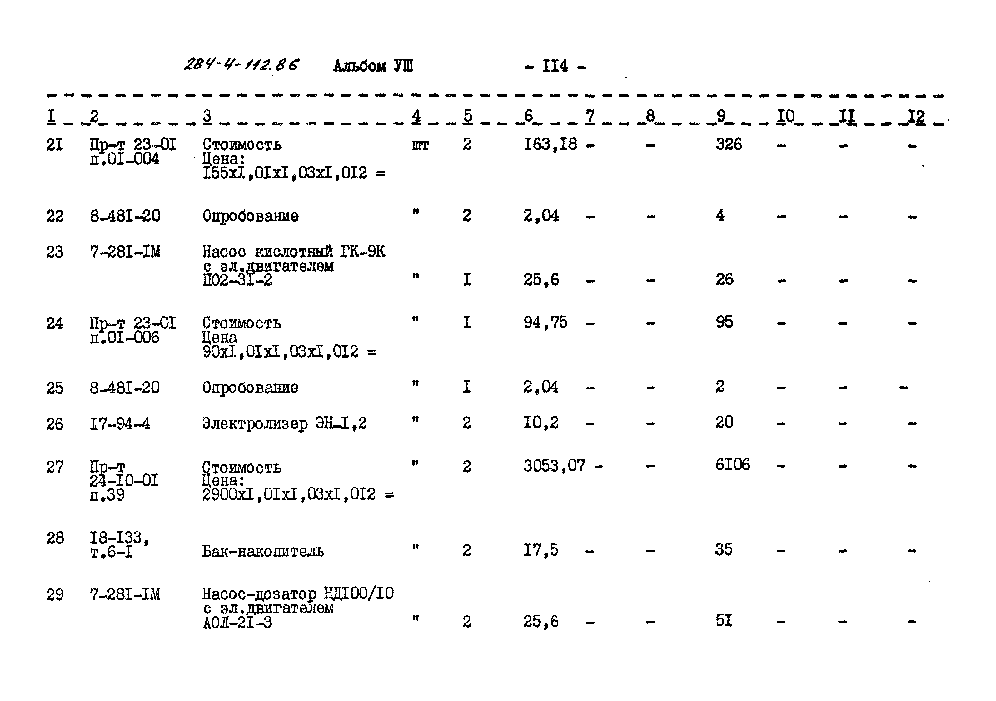 Типовой проект 284-4-112.86