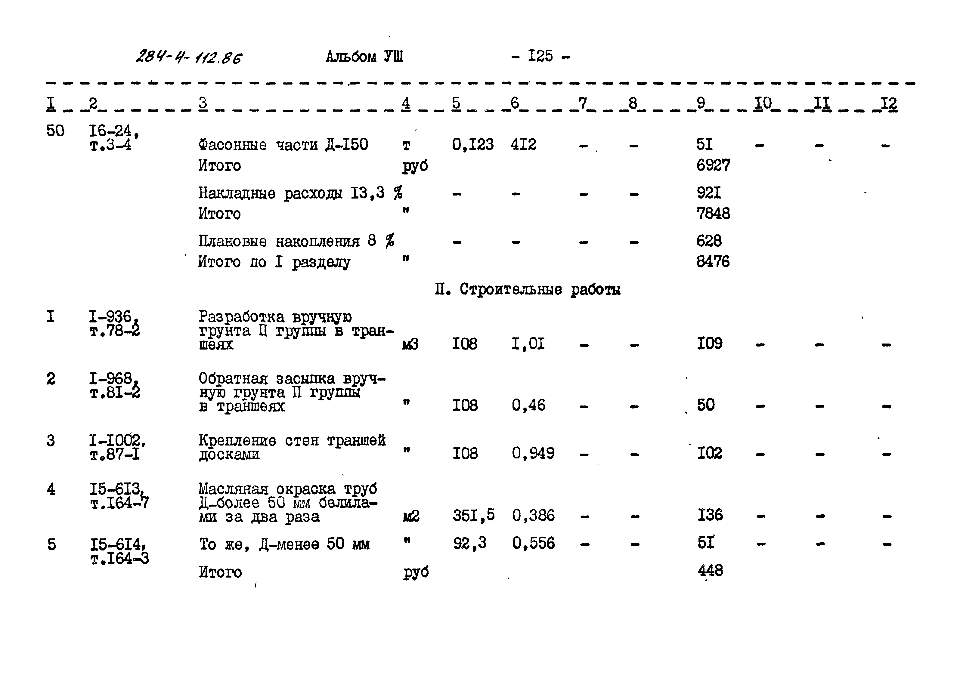 Типовой проект 284-4-112.86