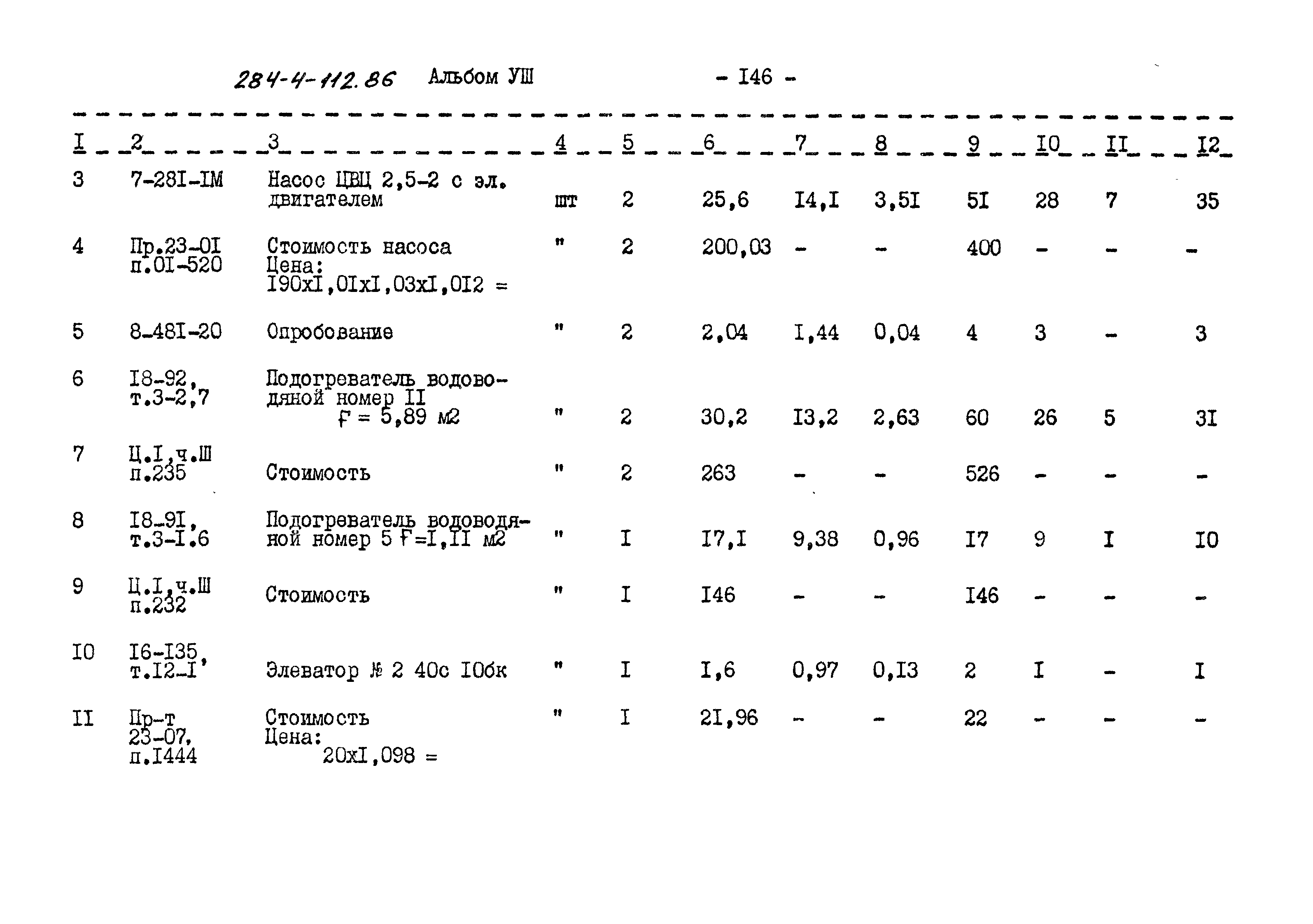 Типовой проект 284-4-112.86