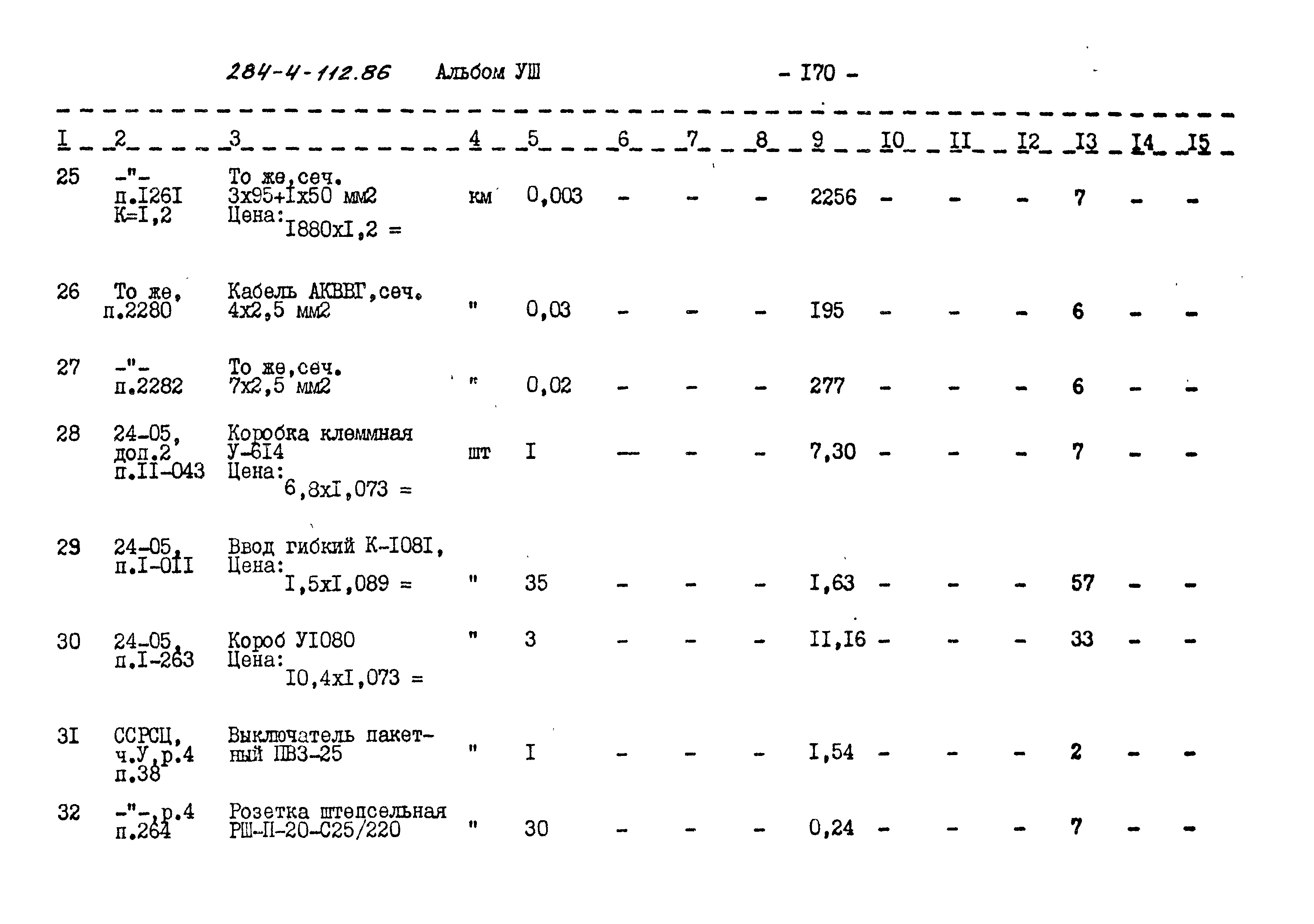 Типовой проект 284-4-112.86