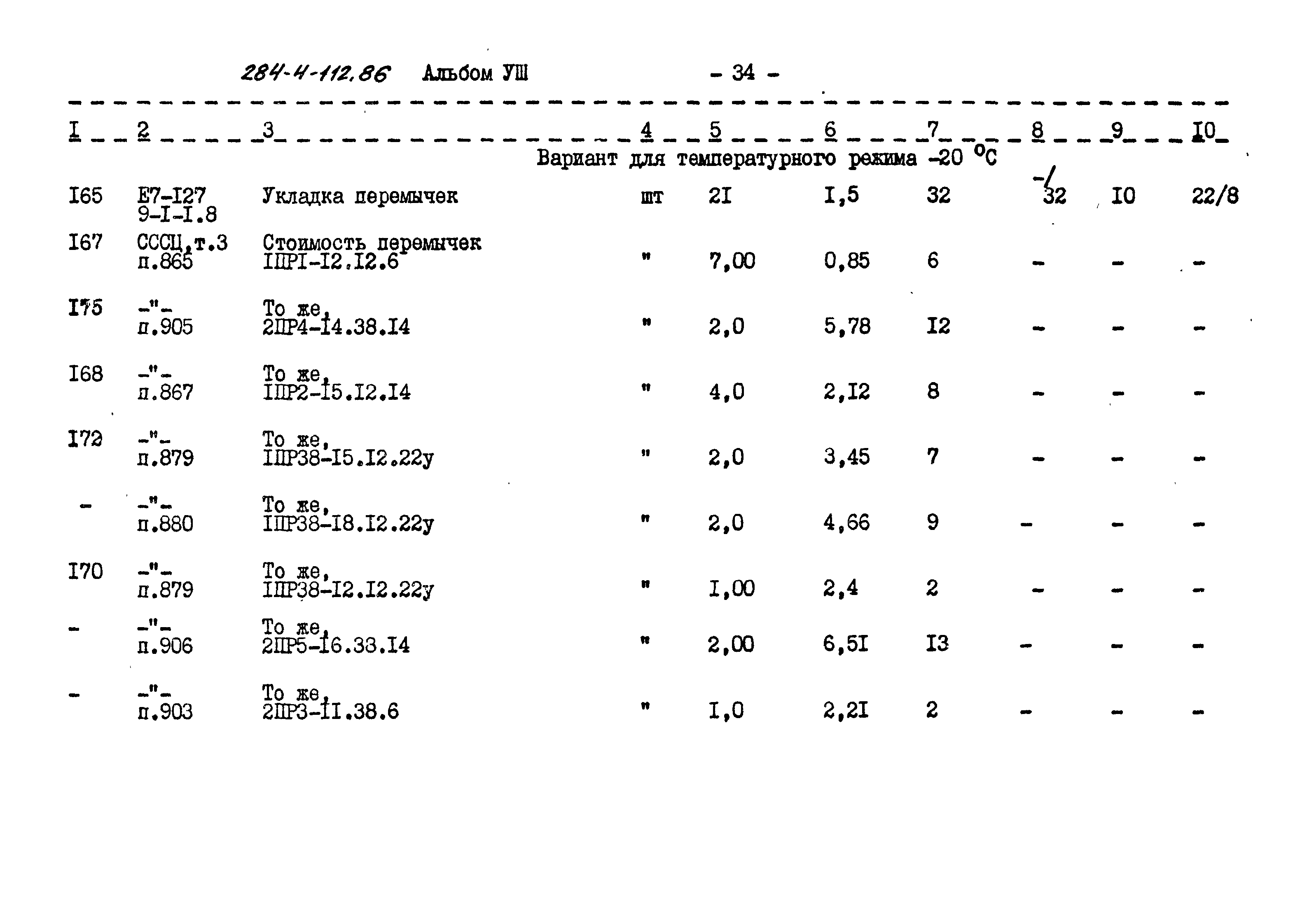 Типовой проект 284-4-112.86