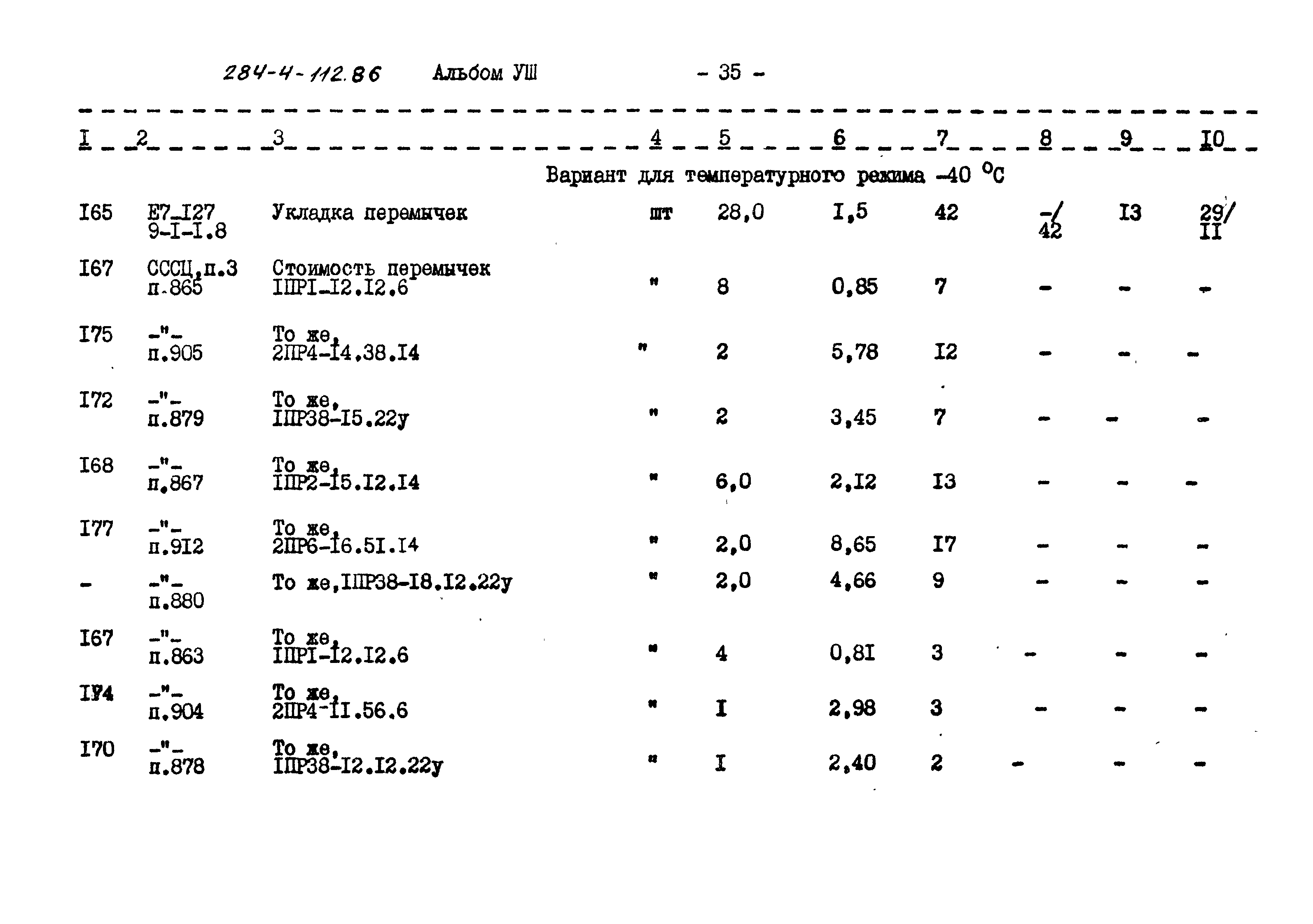 Типовой проект 284-4-112.86