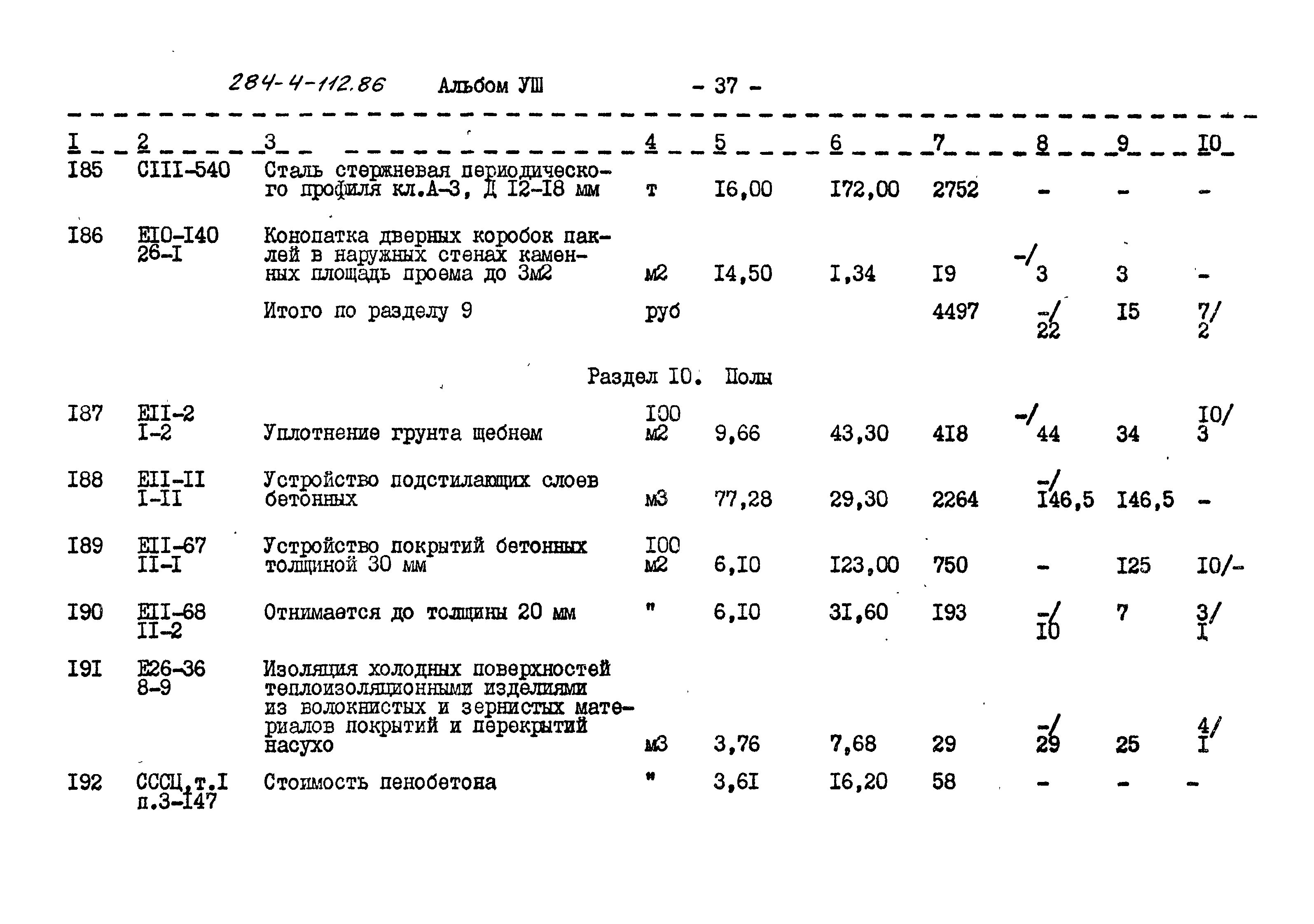 Типовой проект 284-4-112.86