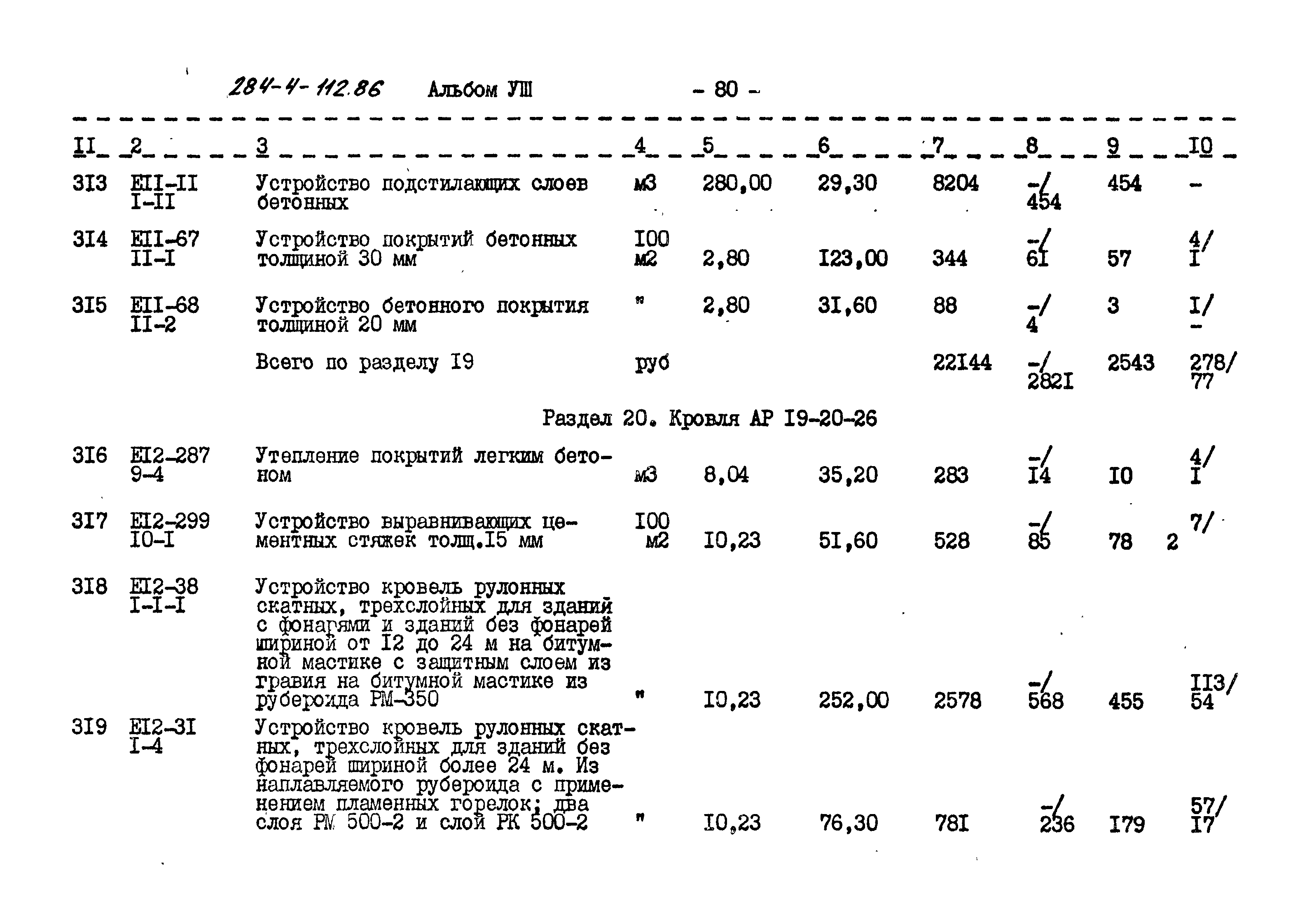 Типовой проект 284-4-112.86