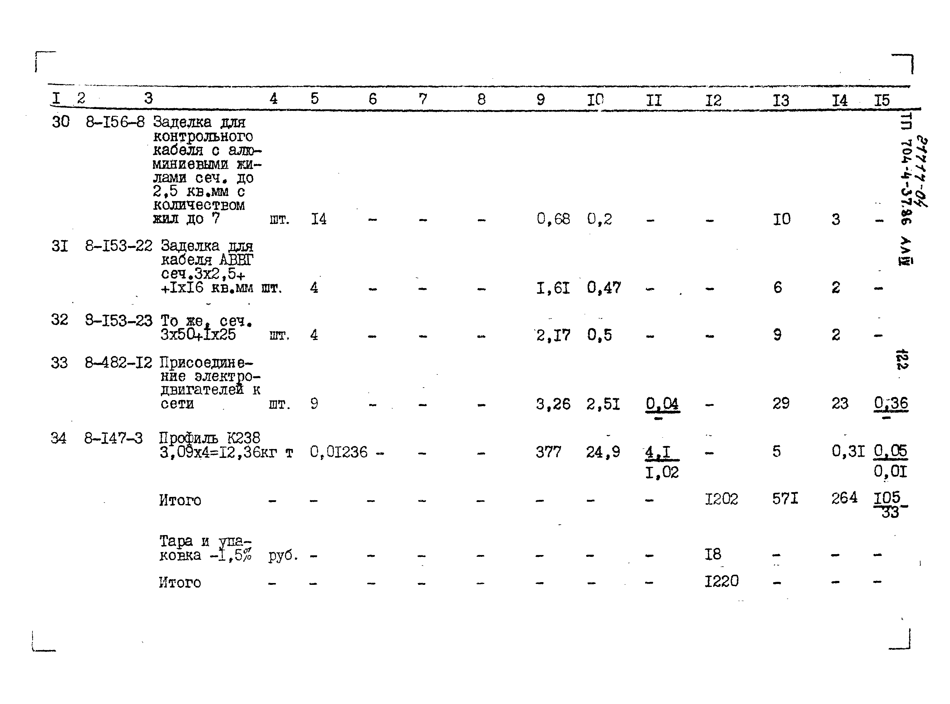 Типовой проект 704-4-37.86