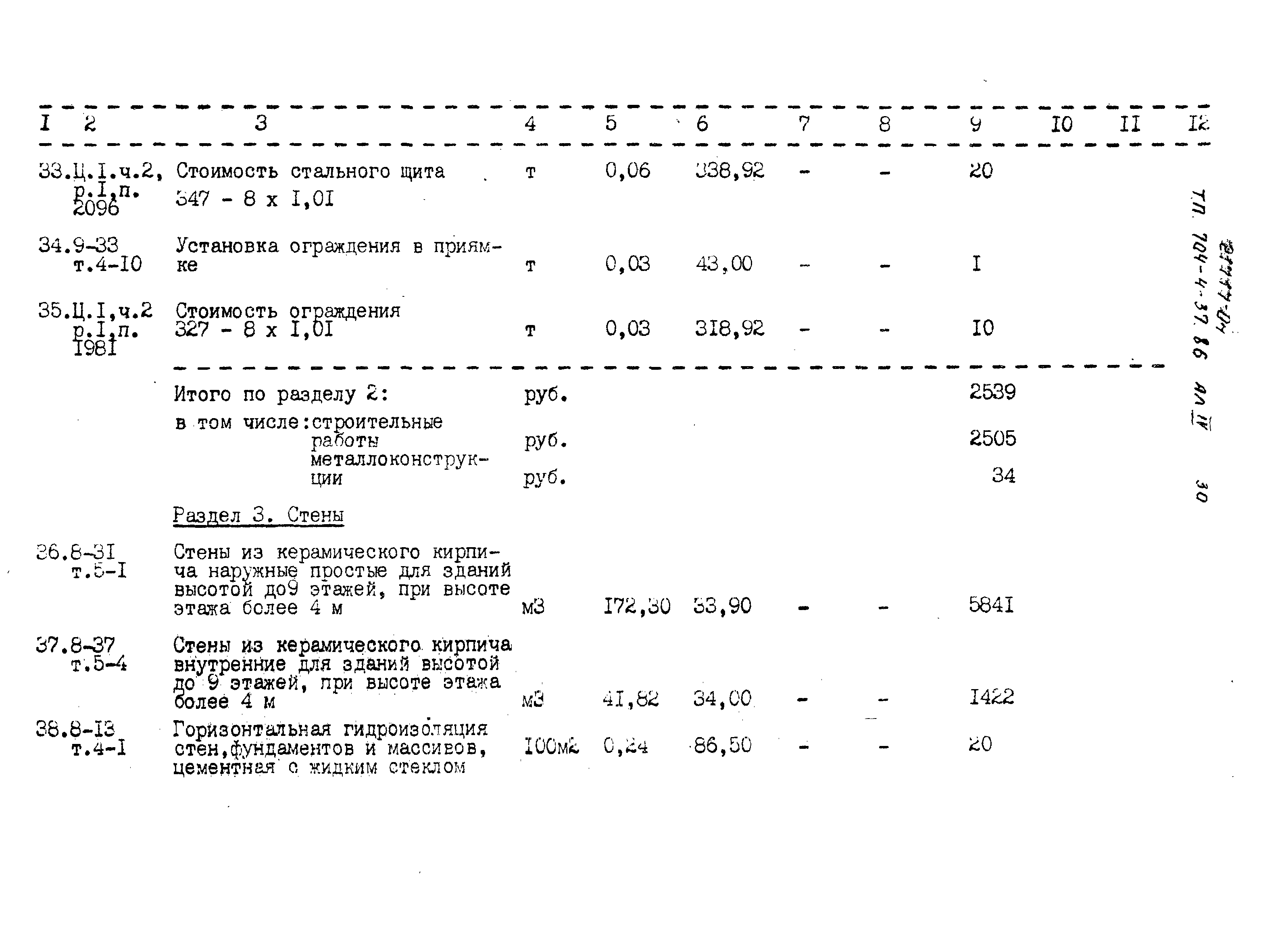 Типовой проект 704-4-37.86