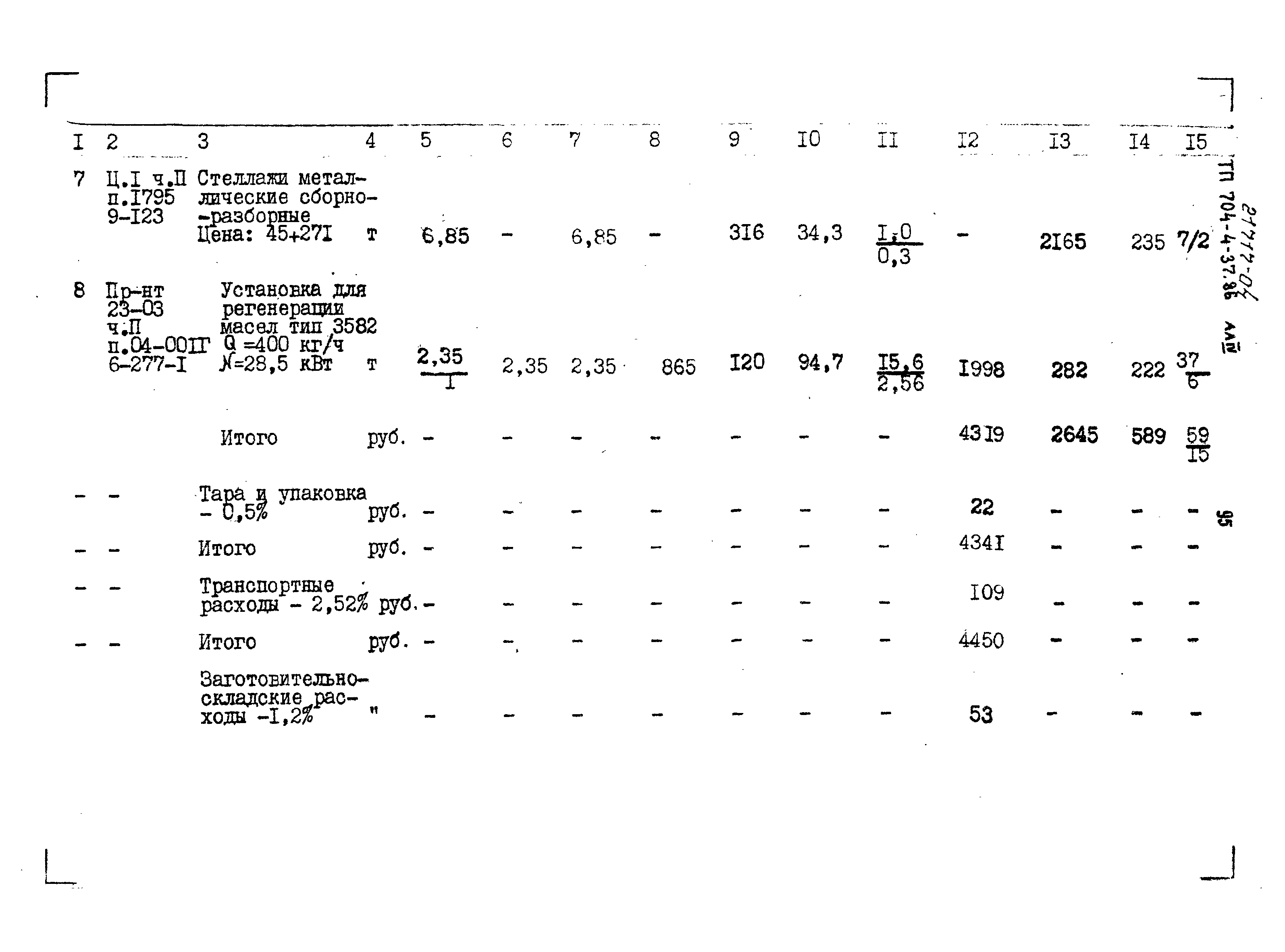 Типовой проект 704-4-37.86