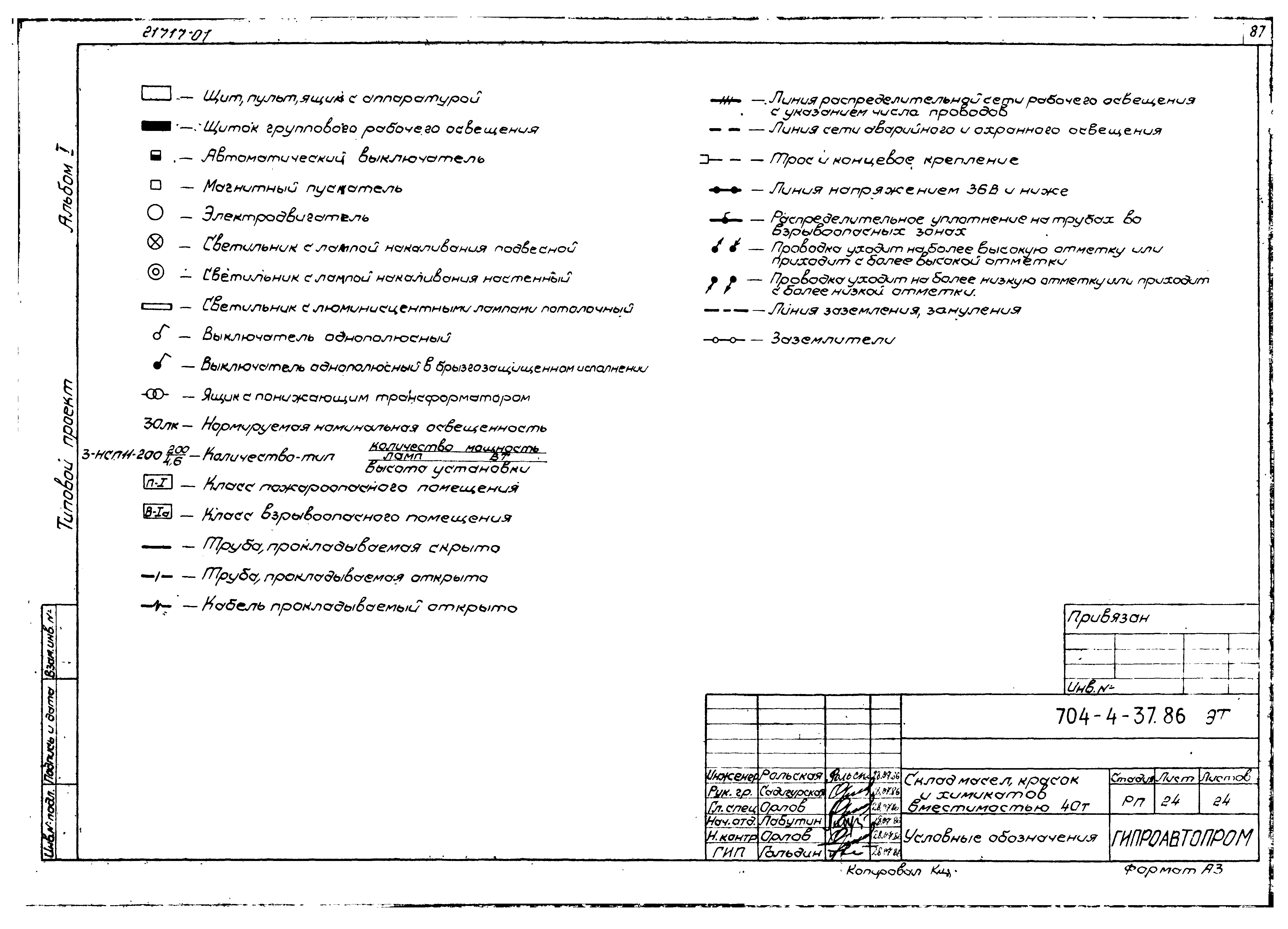 Типовой проект 704-4-37.86