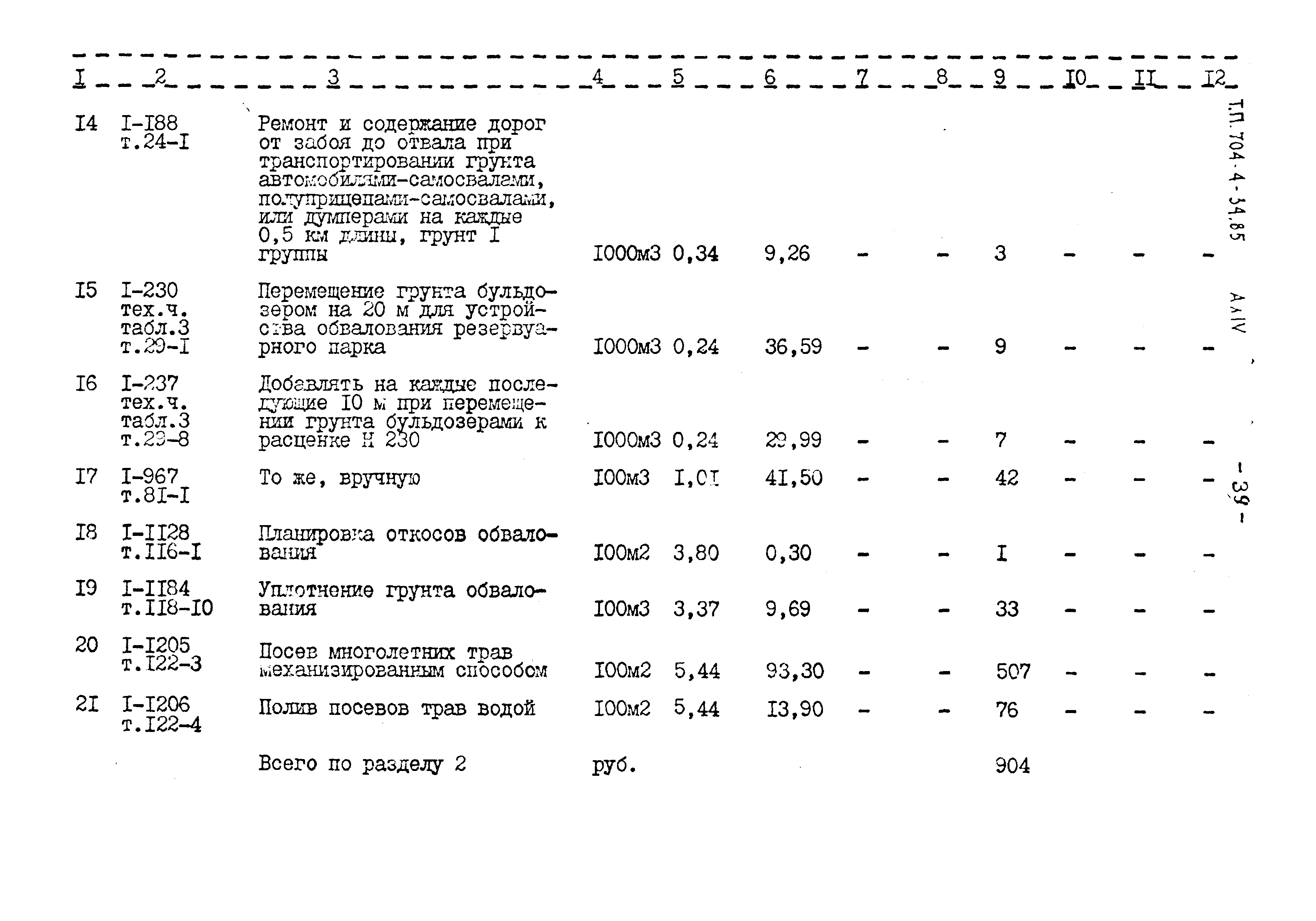 Типовой проект 704-4-34.85