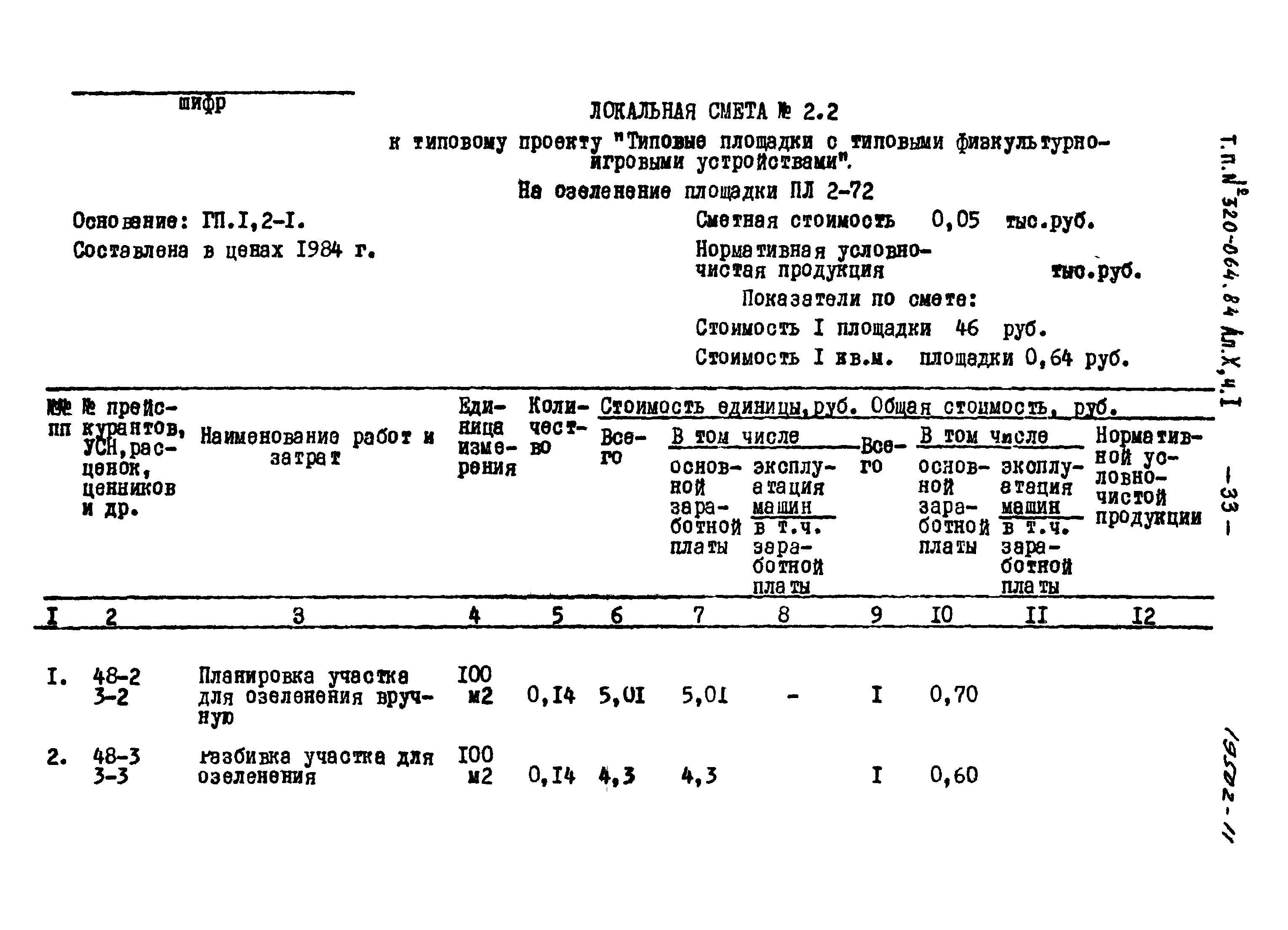 Типовой проект 320-064.84