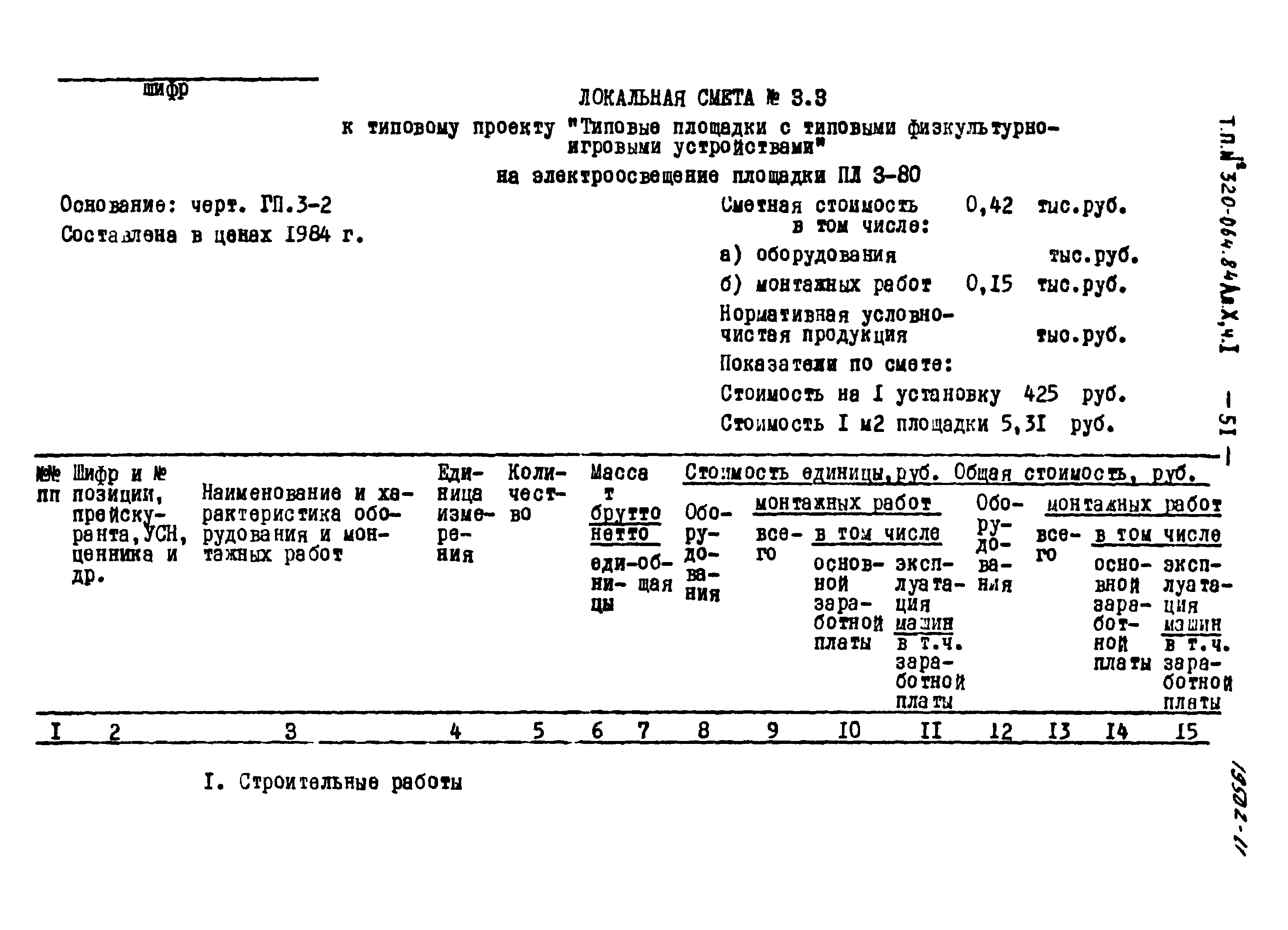 Типовой проект 320-064.84