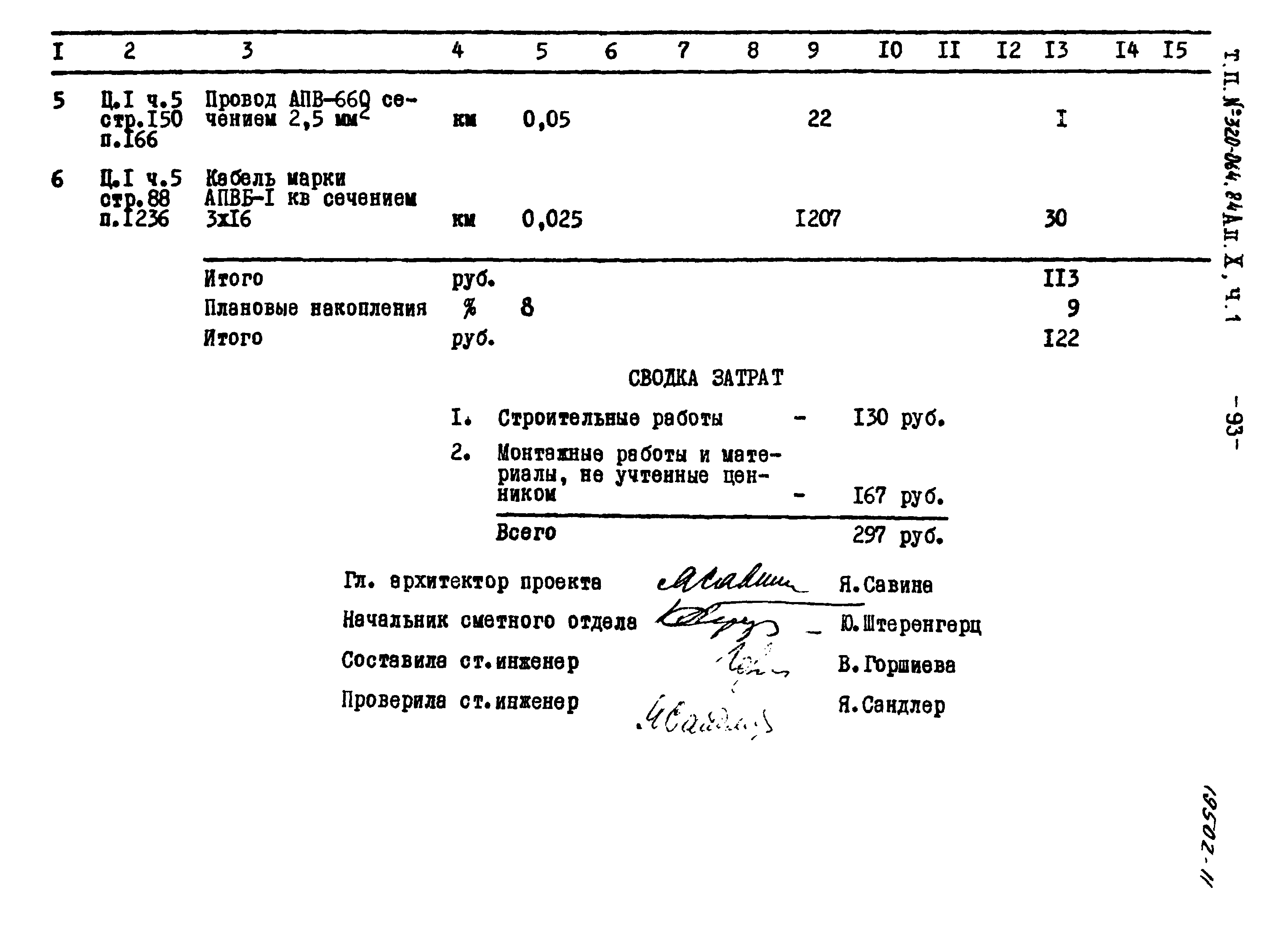 Типовой проект 320-064.84