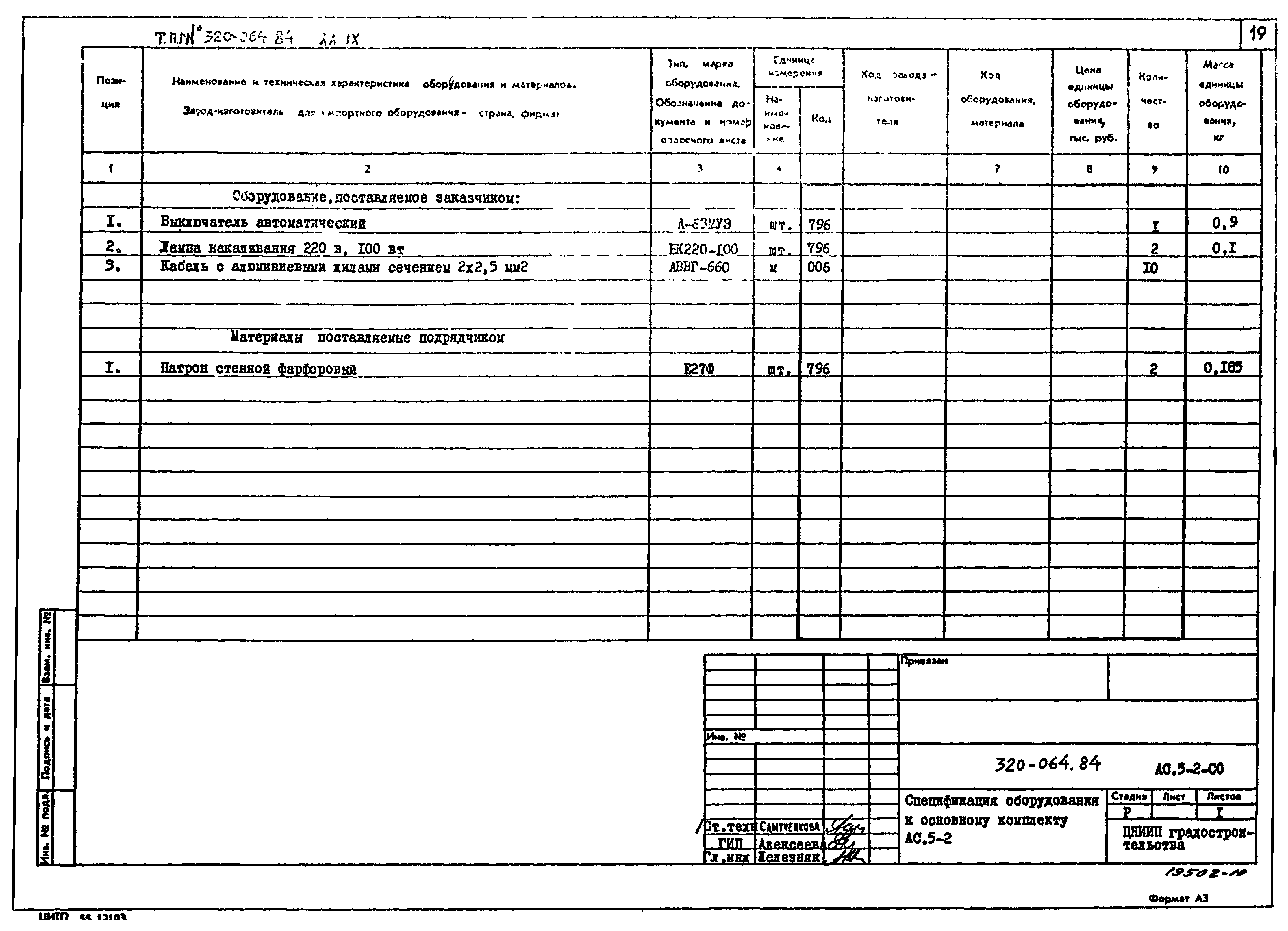 Типовой проект 320-064.84