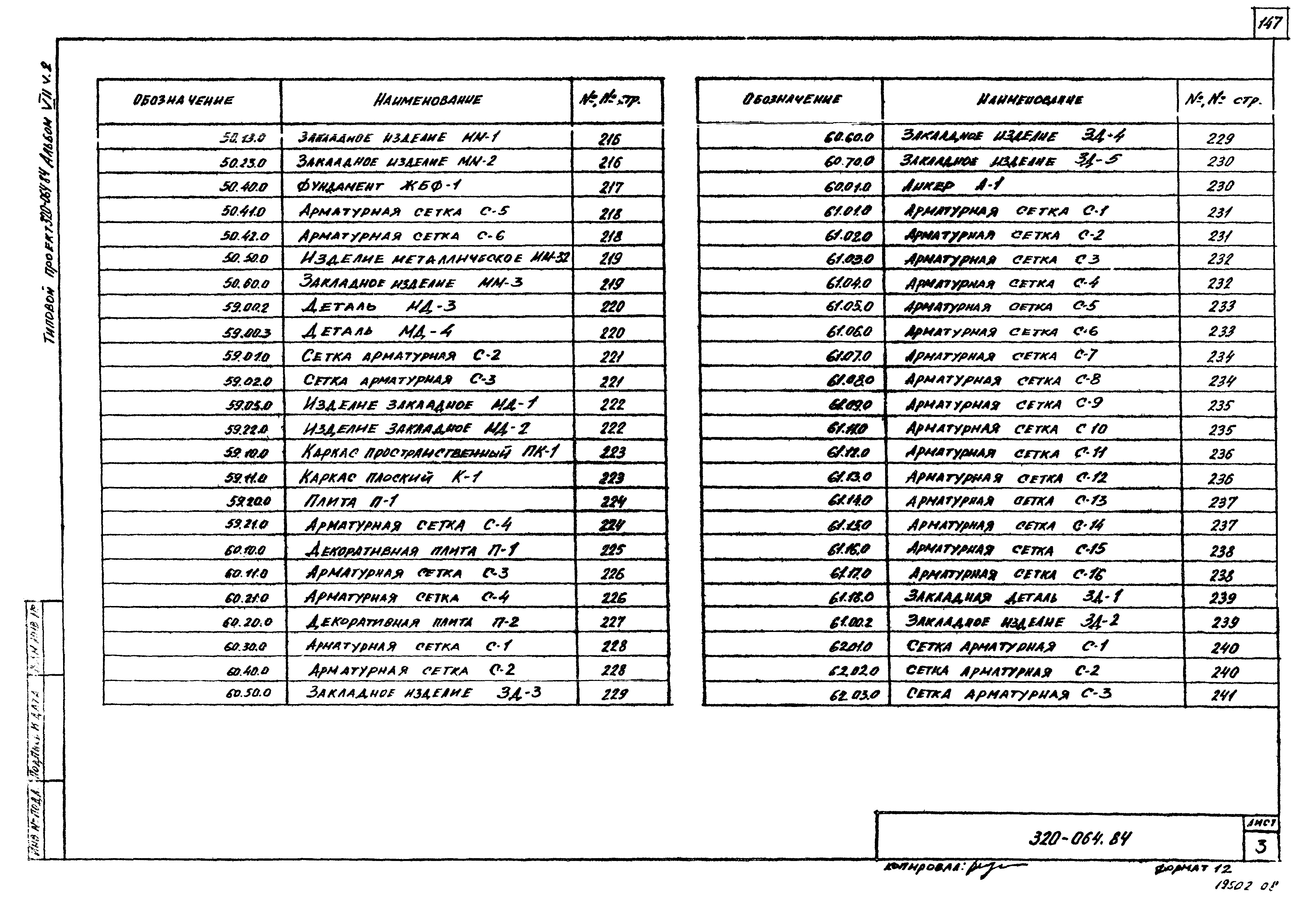 Типовой проект 320-064.84