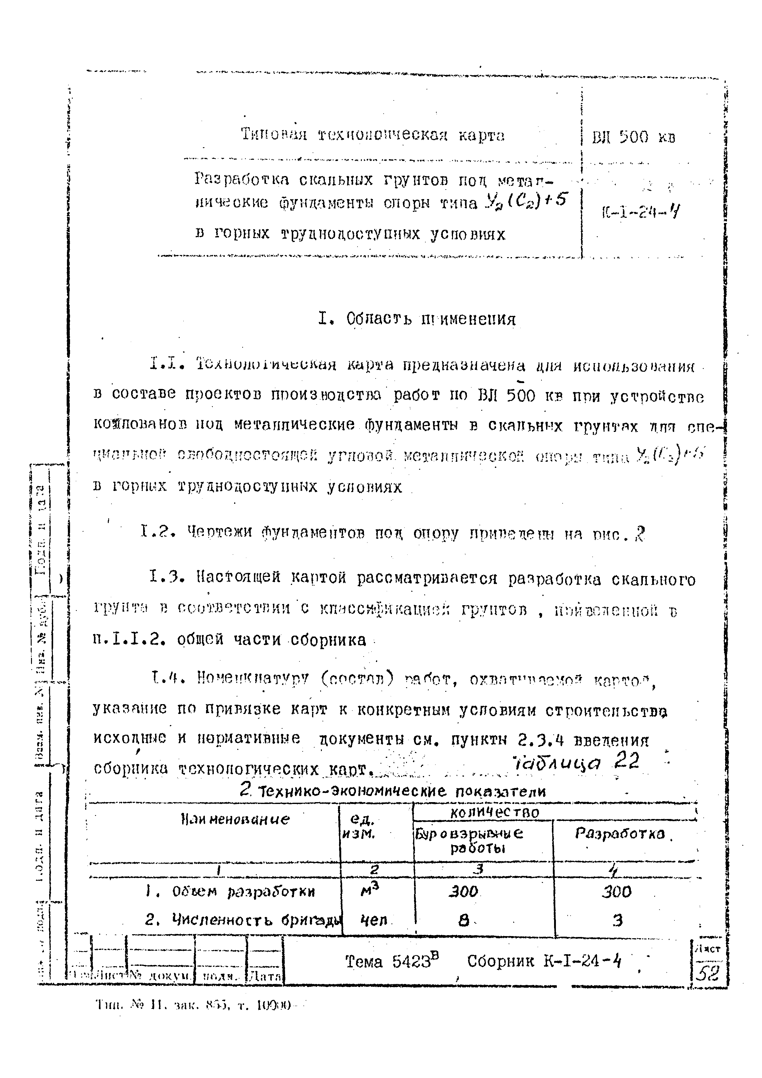 Технологическая карта К-1-24-4