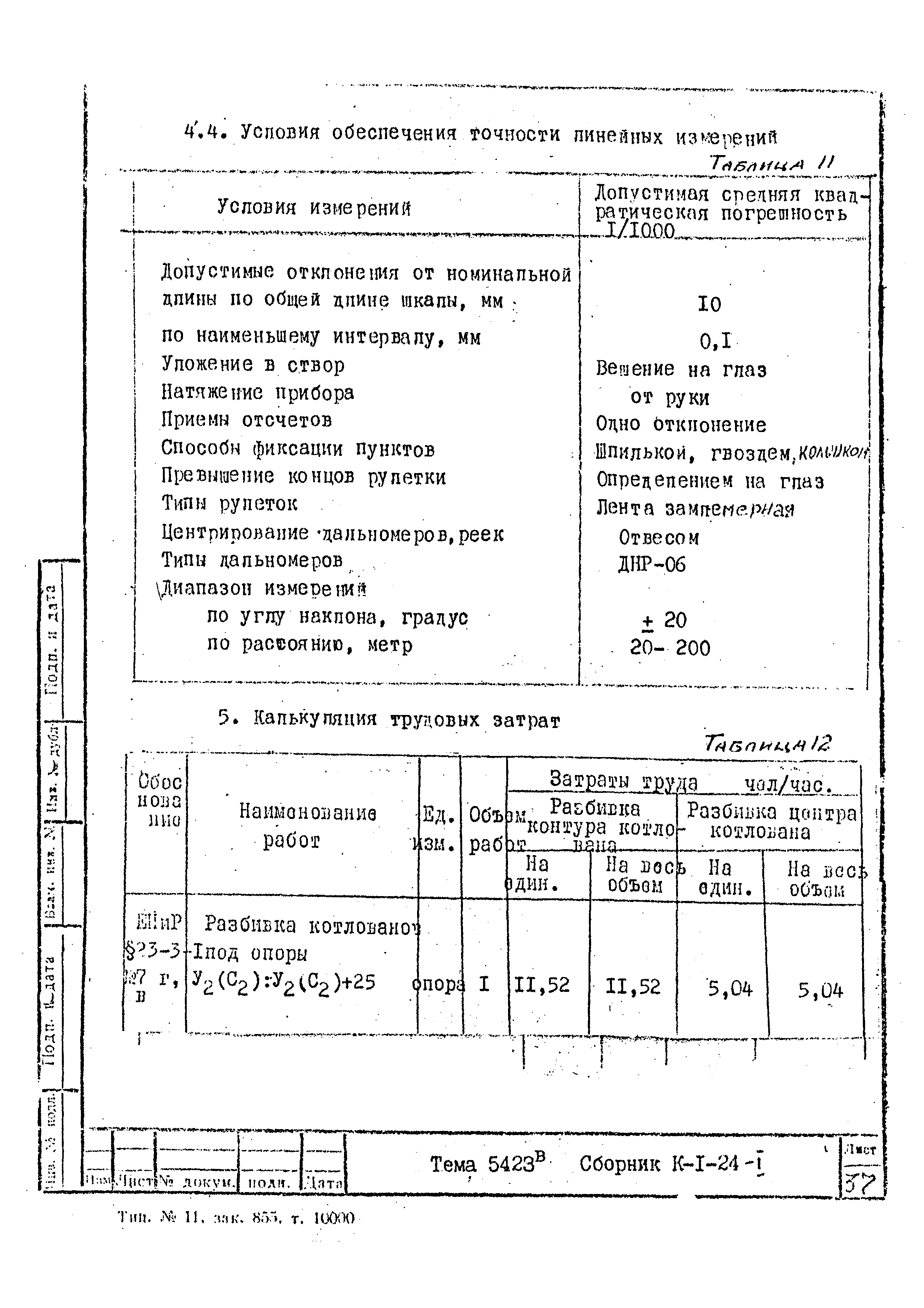 Технологическая карта К-1-24-1