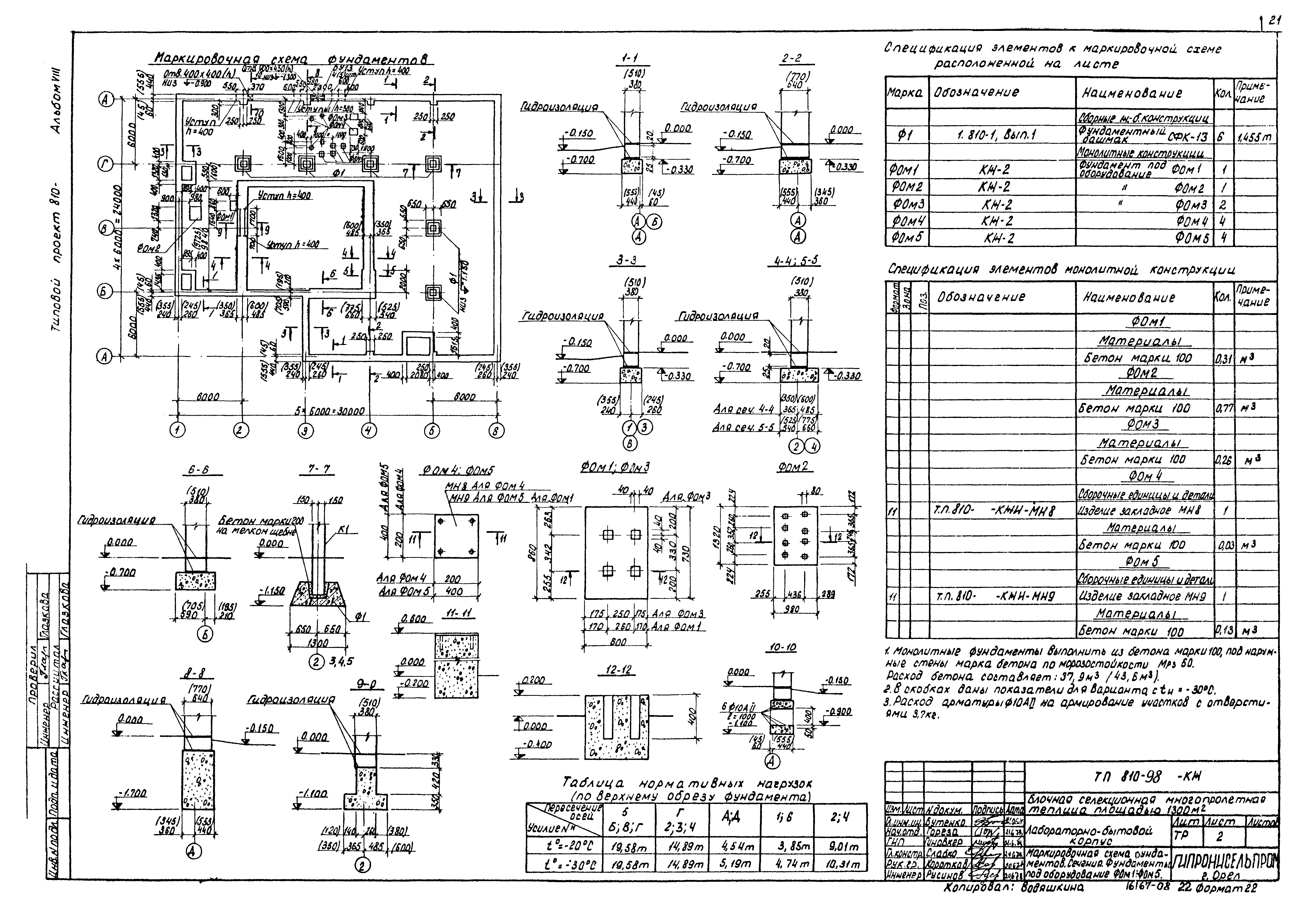 Типовой проект 810-98