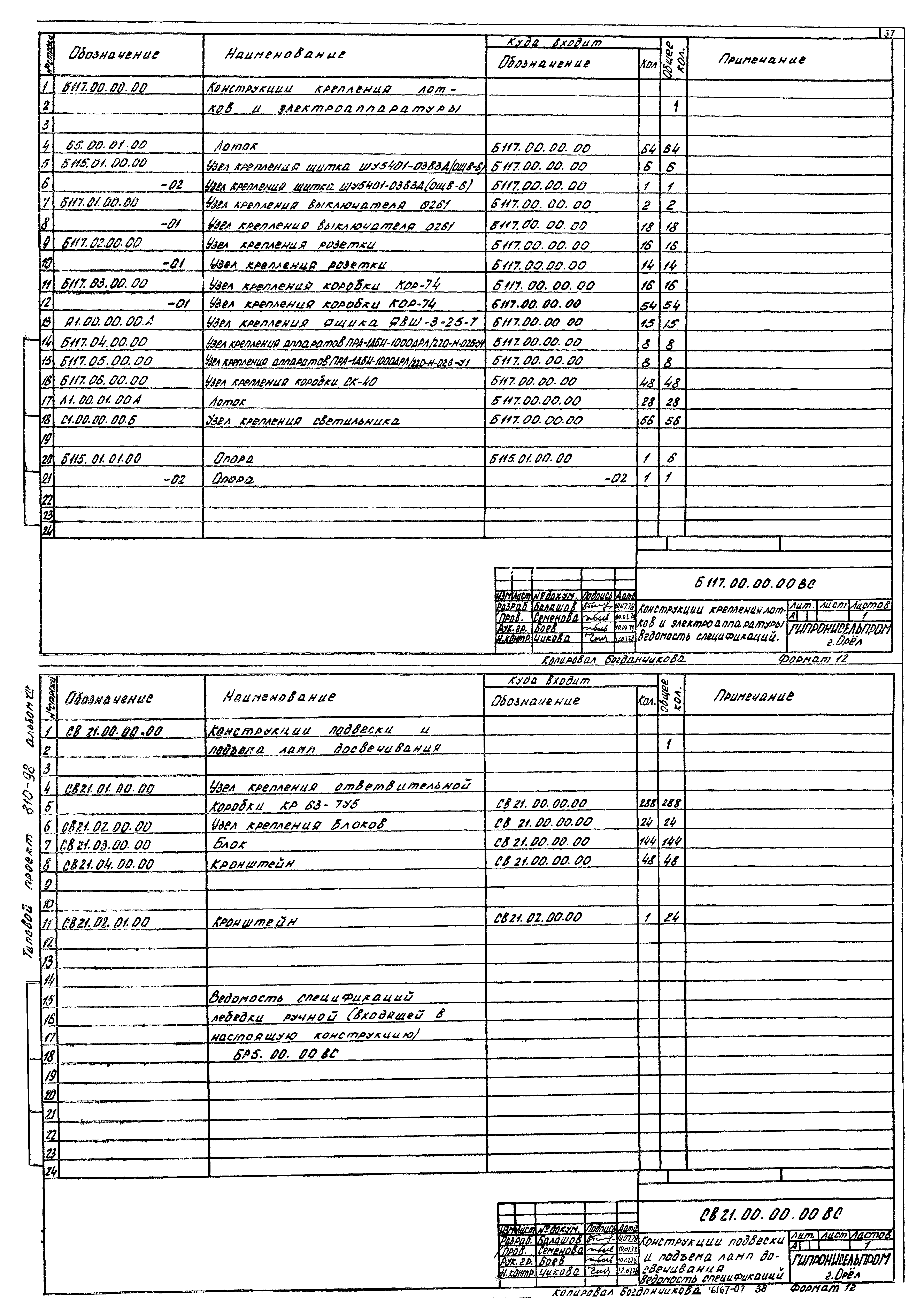 Типовой проект 810-98