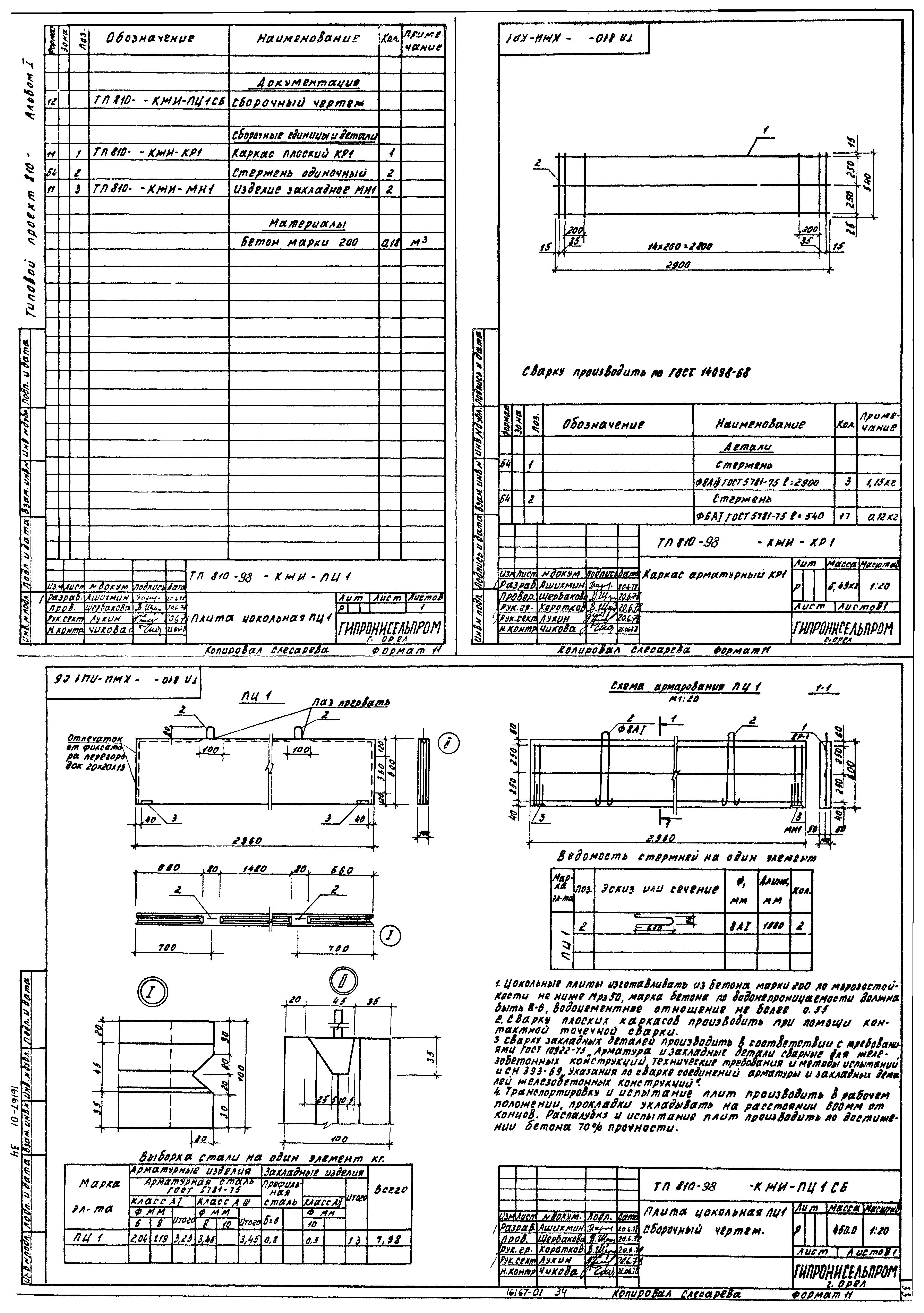 Типовой проект 810-98