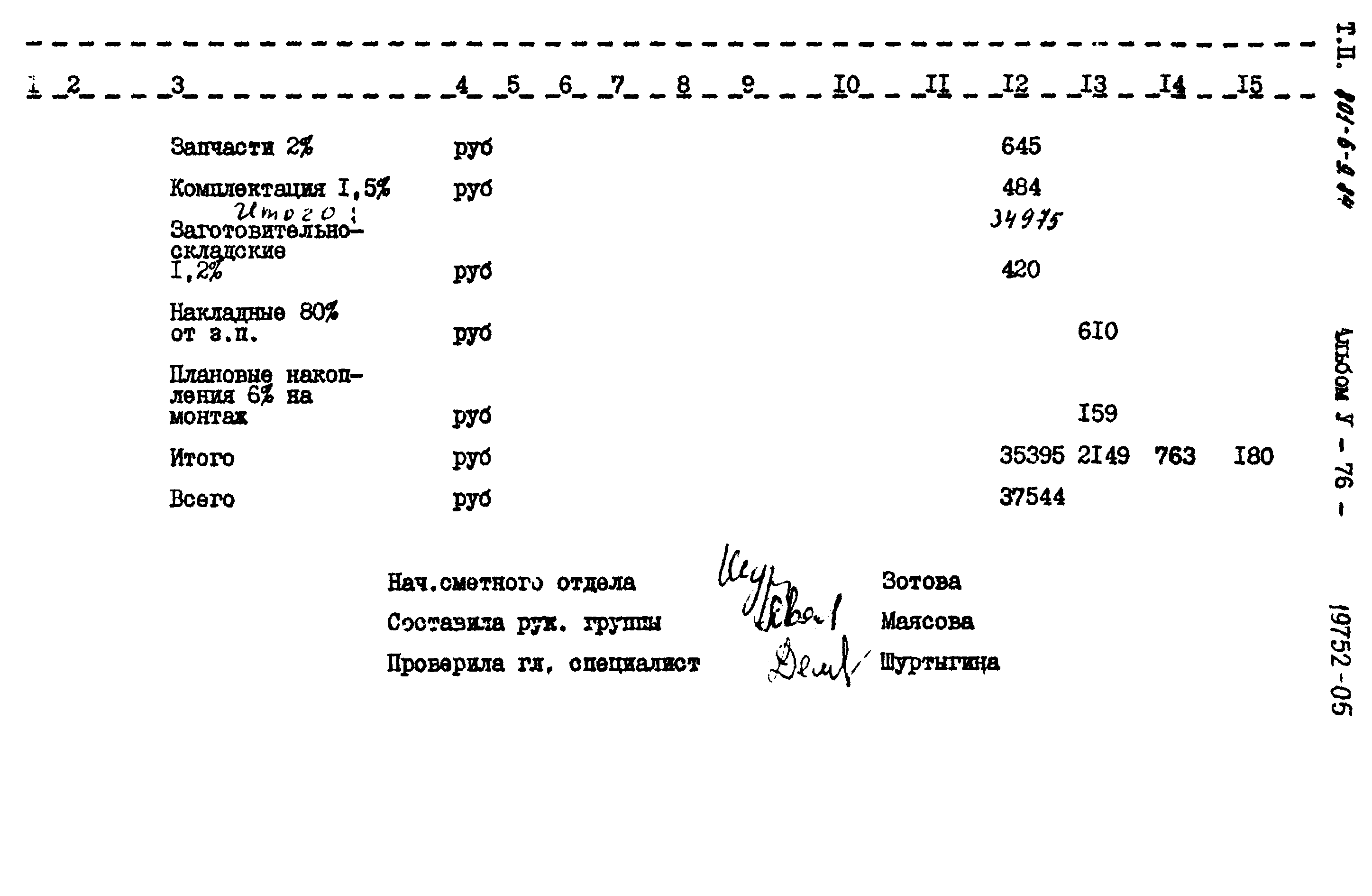 Типовой проект 801-6-9.84