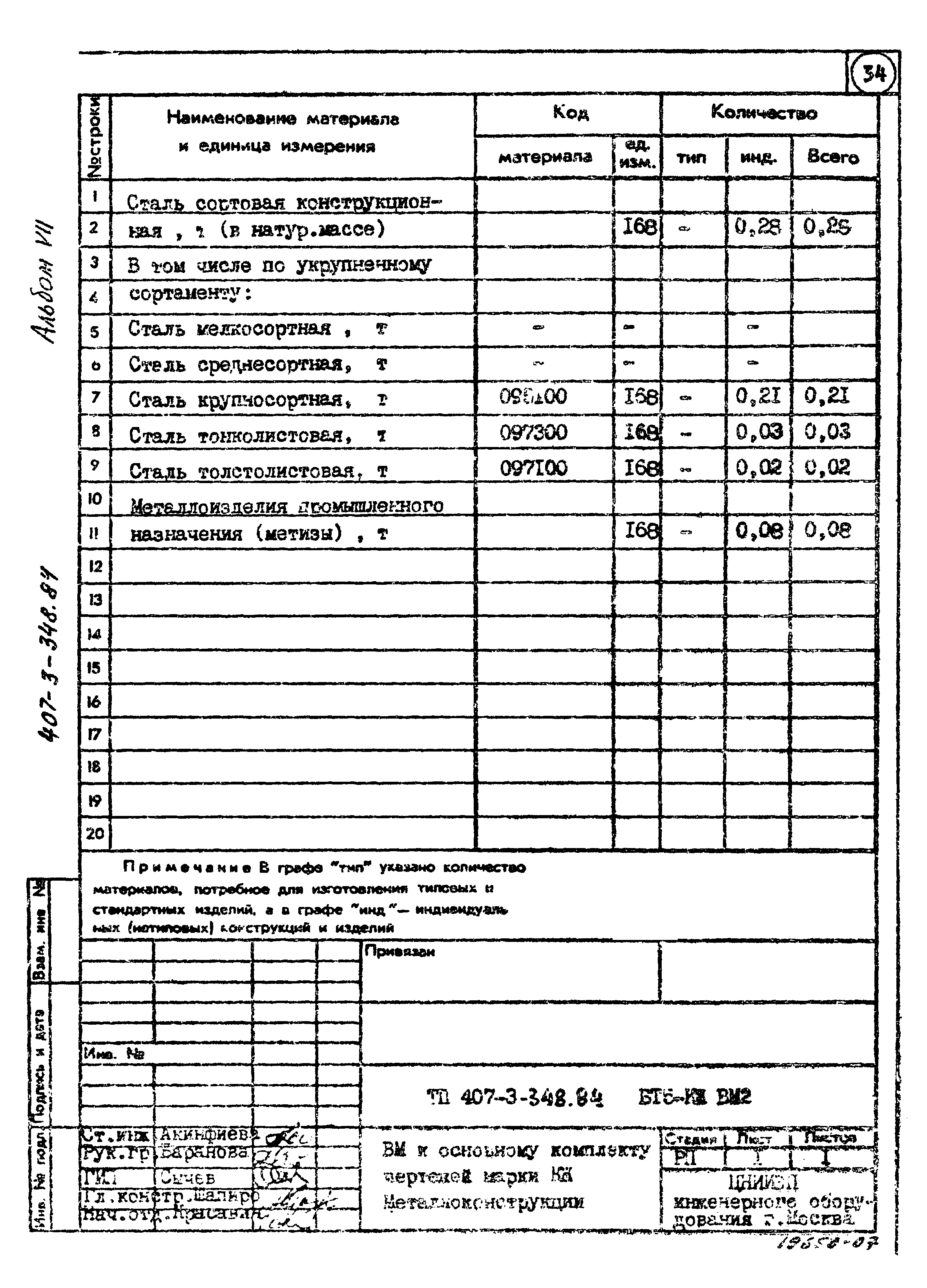 Типовой проект 407-3-348.84