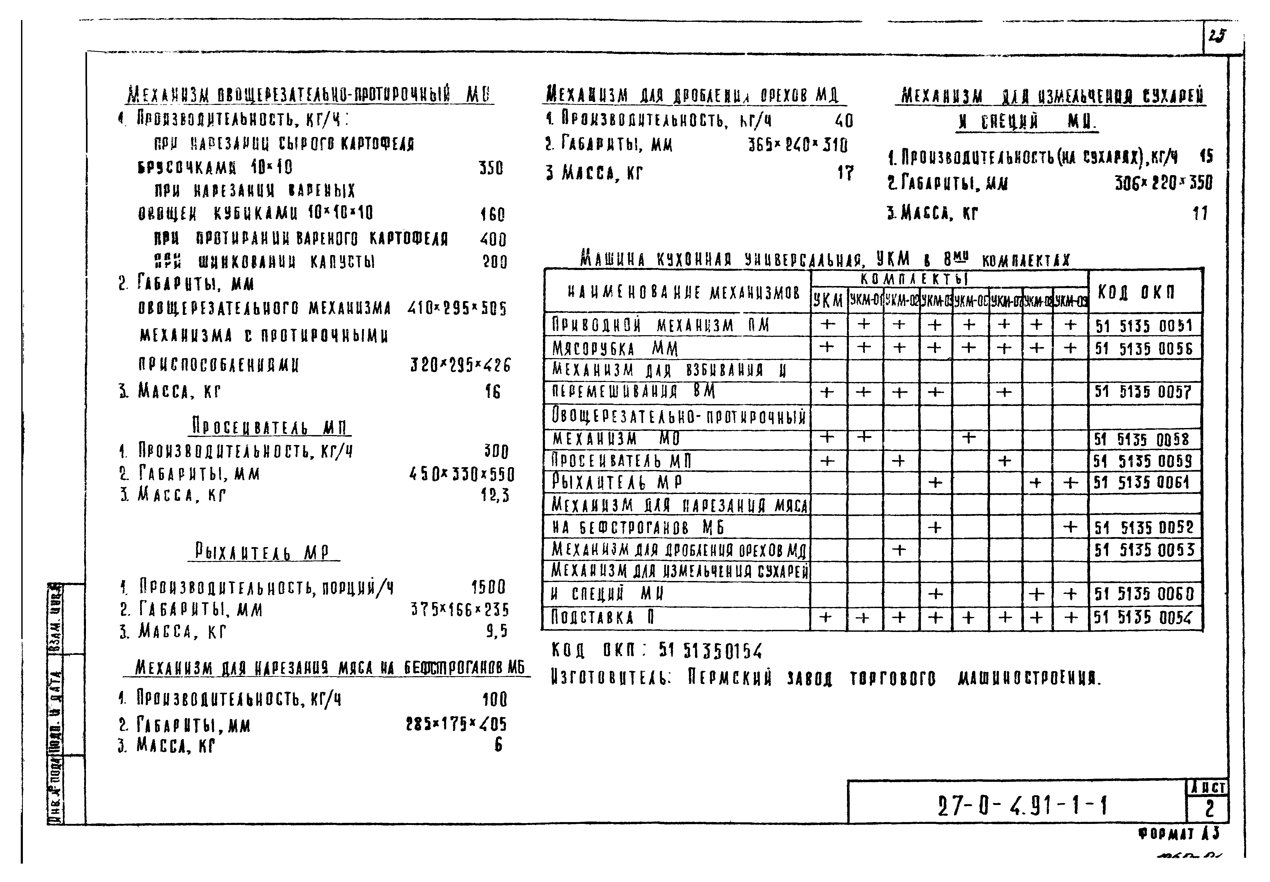 Типовой проект 27-0-4.91