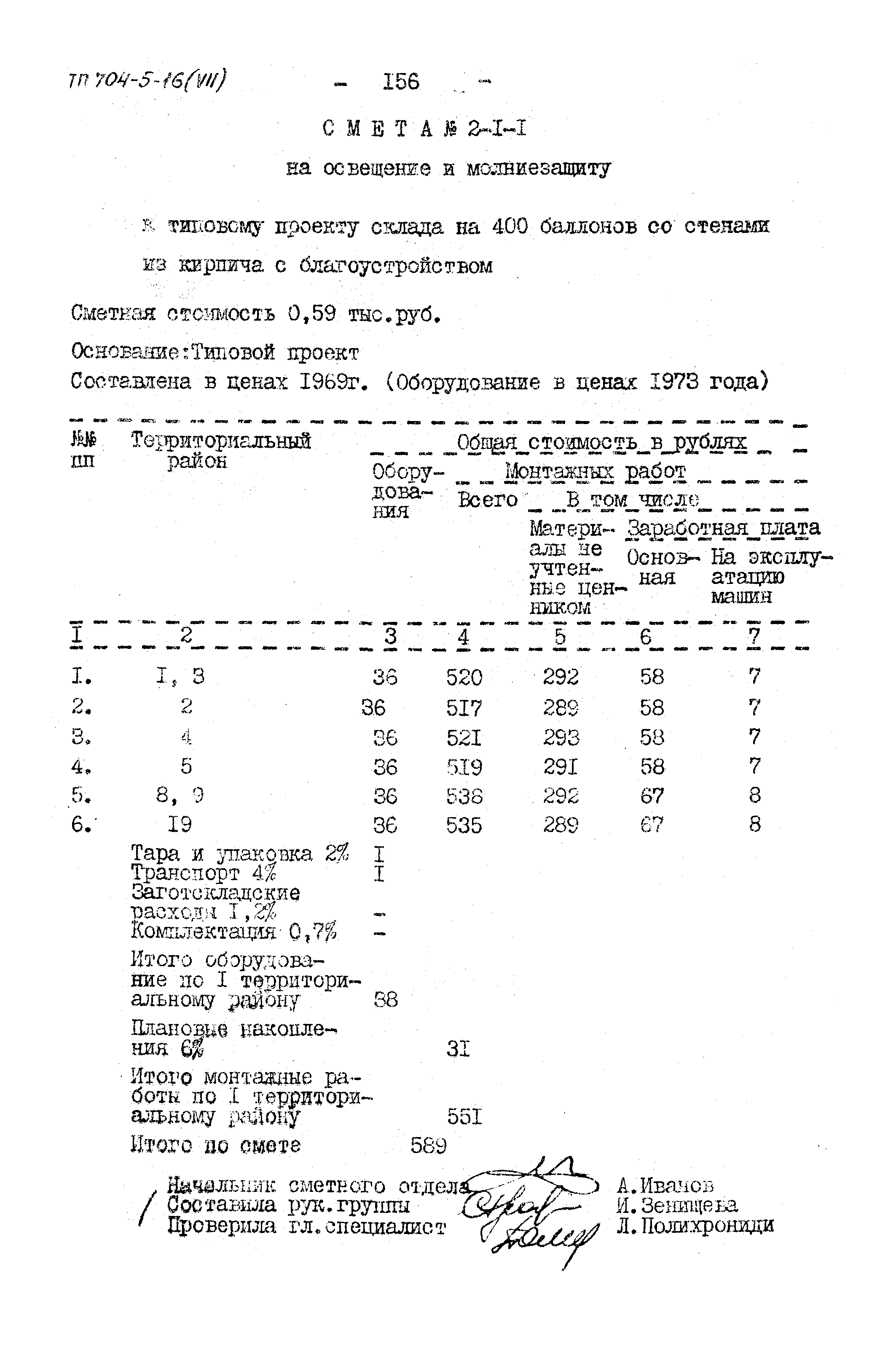 Типовой проект 704-5-16