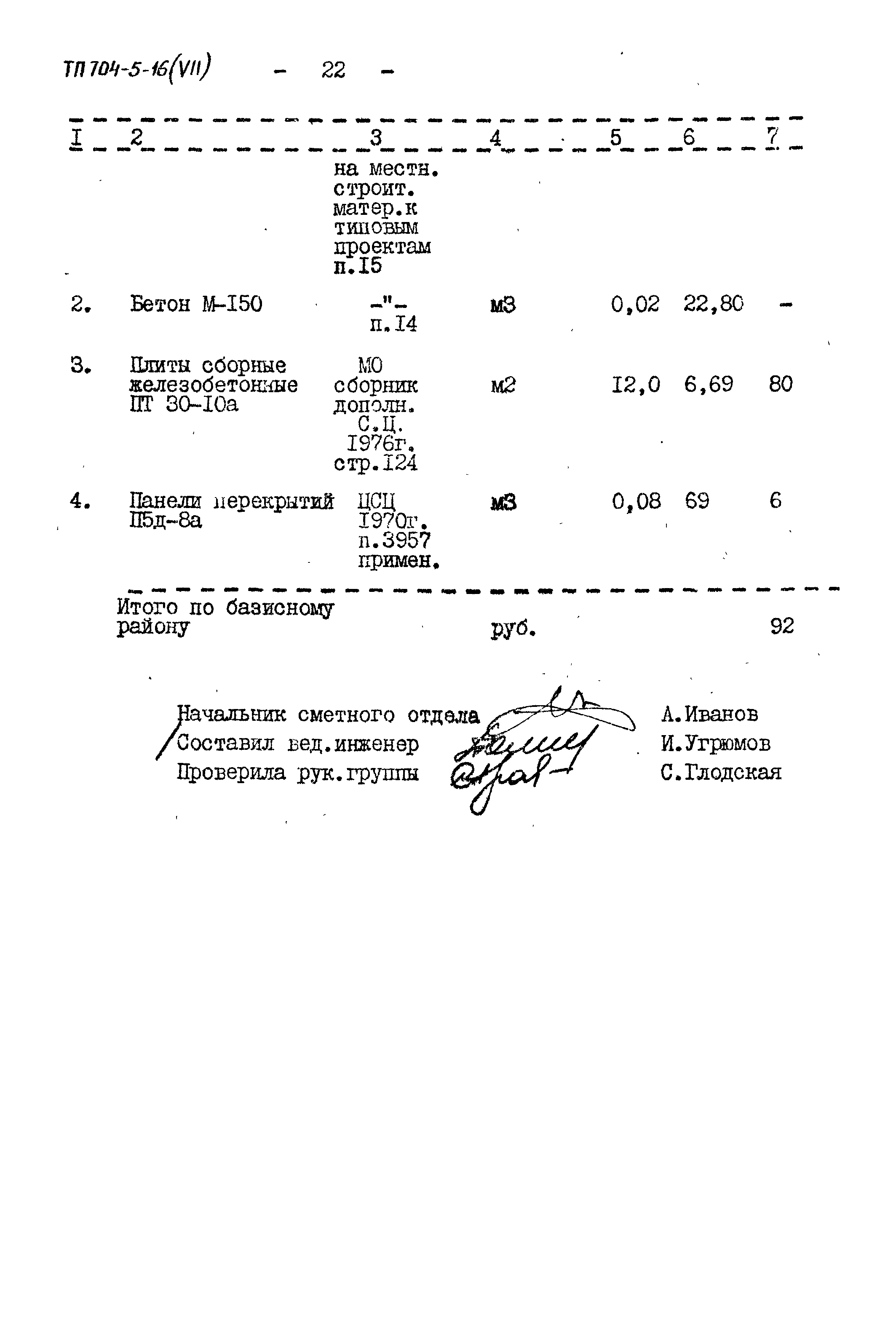 Типовой проект 704-5-16