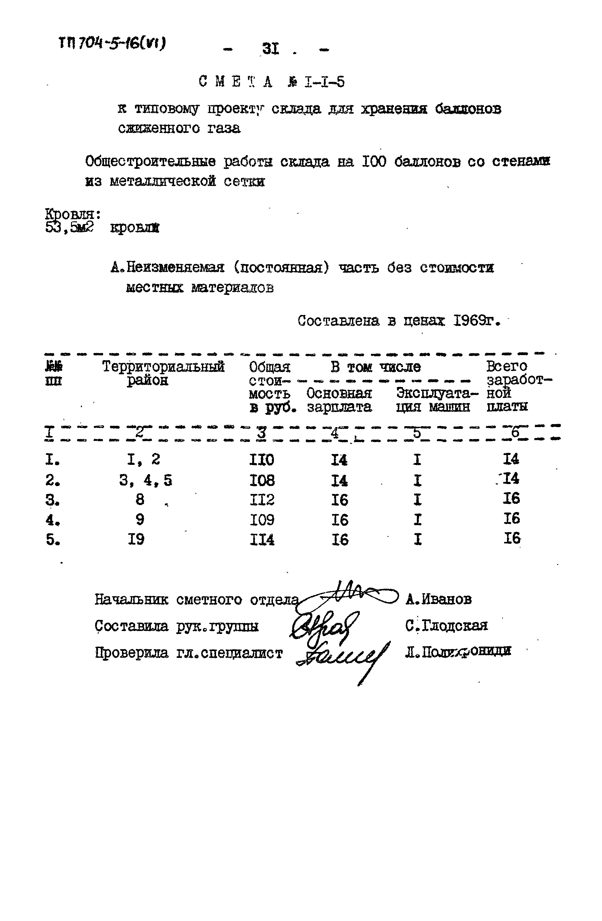 Типовой проект 704-5-16