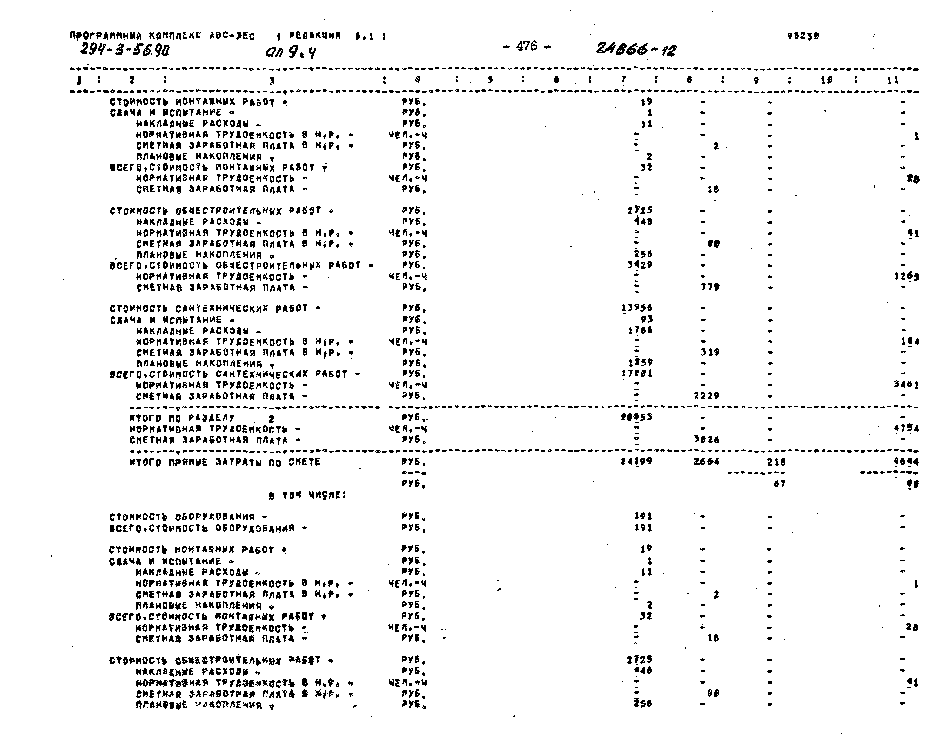 Типовой проект 294-3-56.90