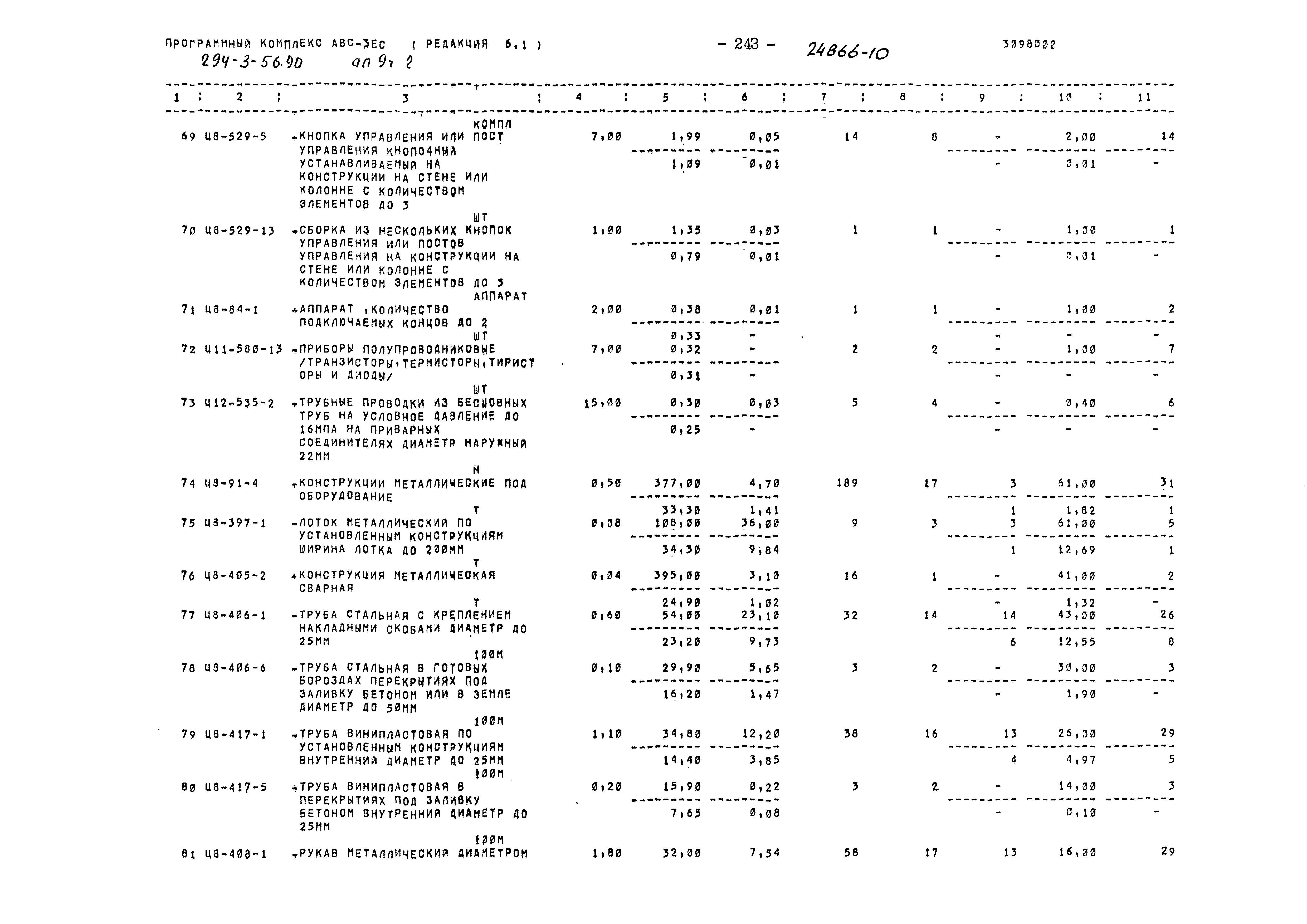 Типовой проект 294-3-56.90