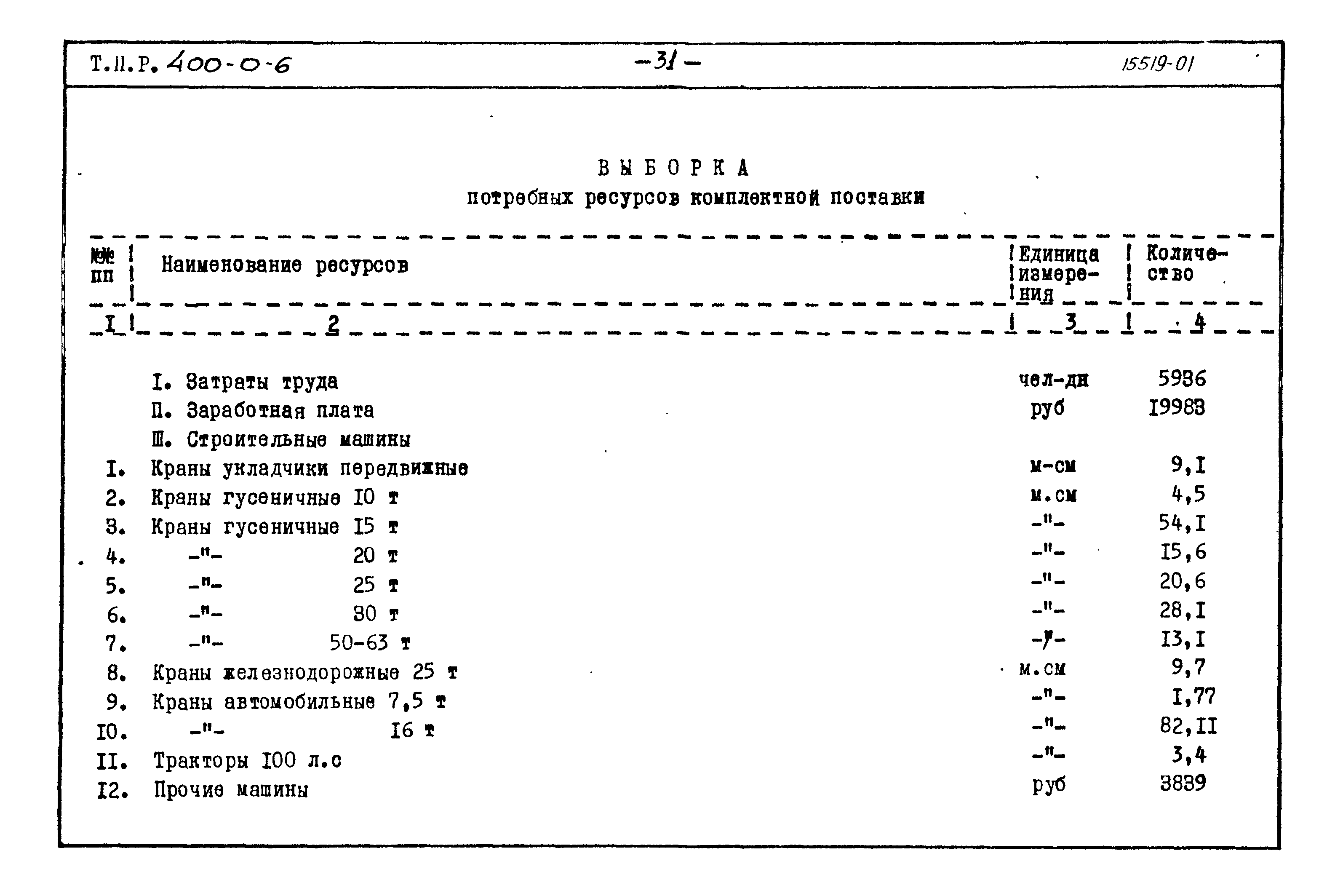 Типовые проектные решения 400-0-6